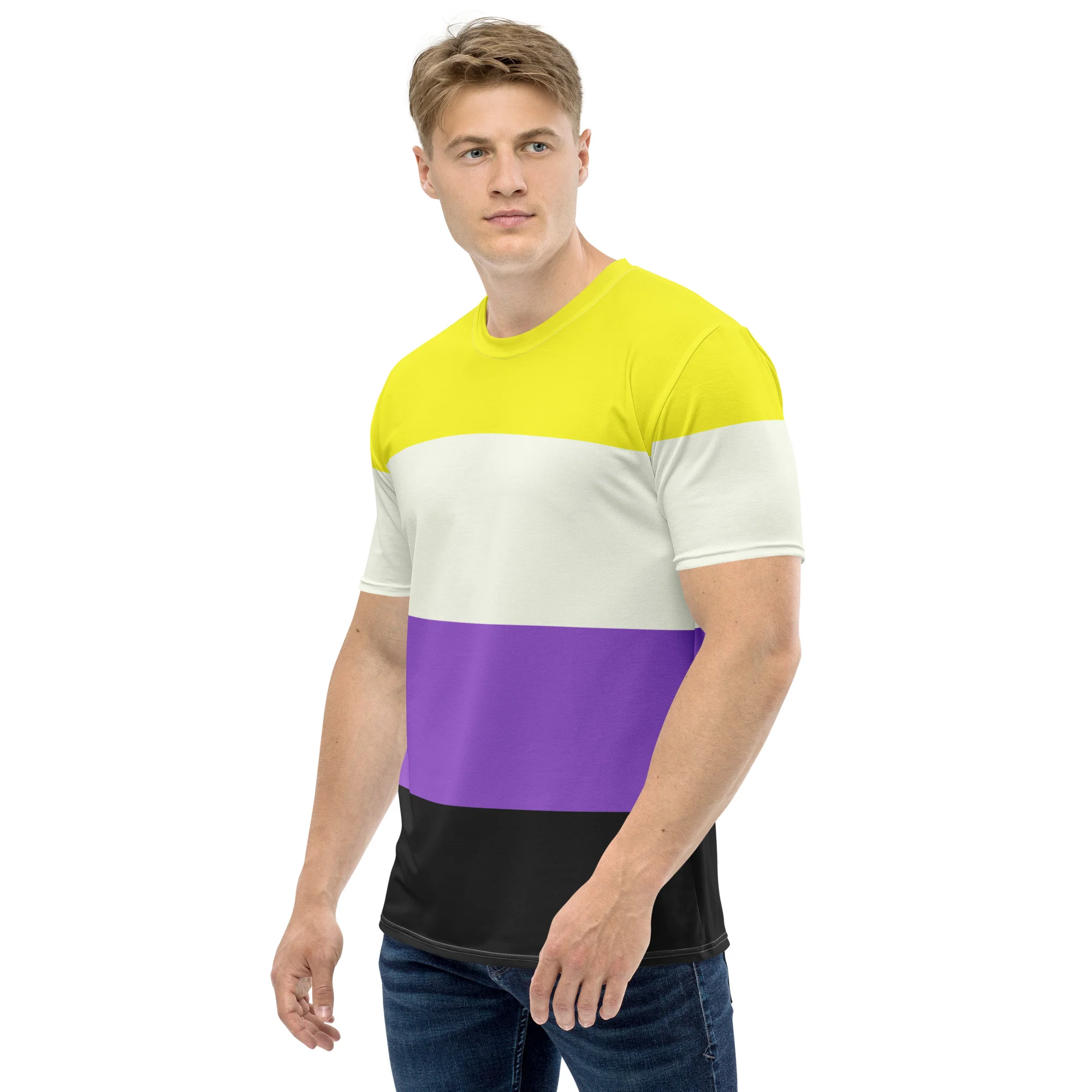 Non-Binary Pride Flag T-shirt - Image 5