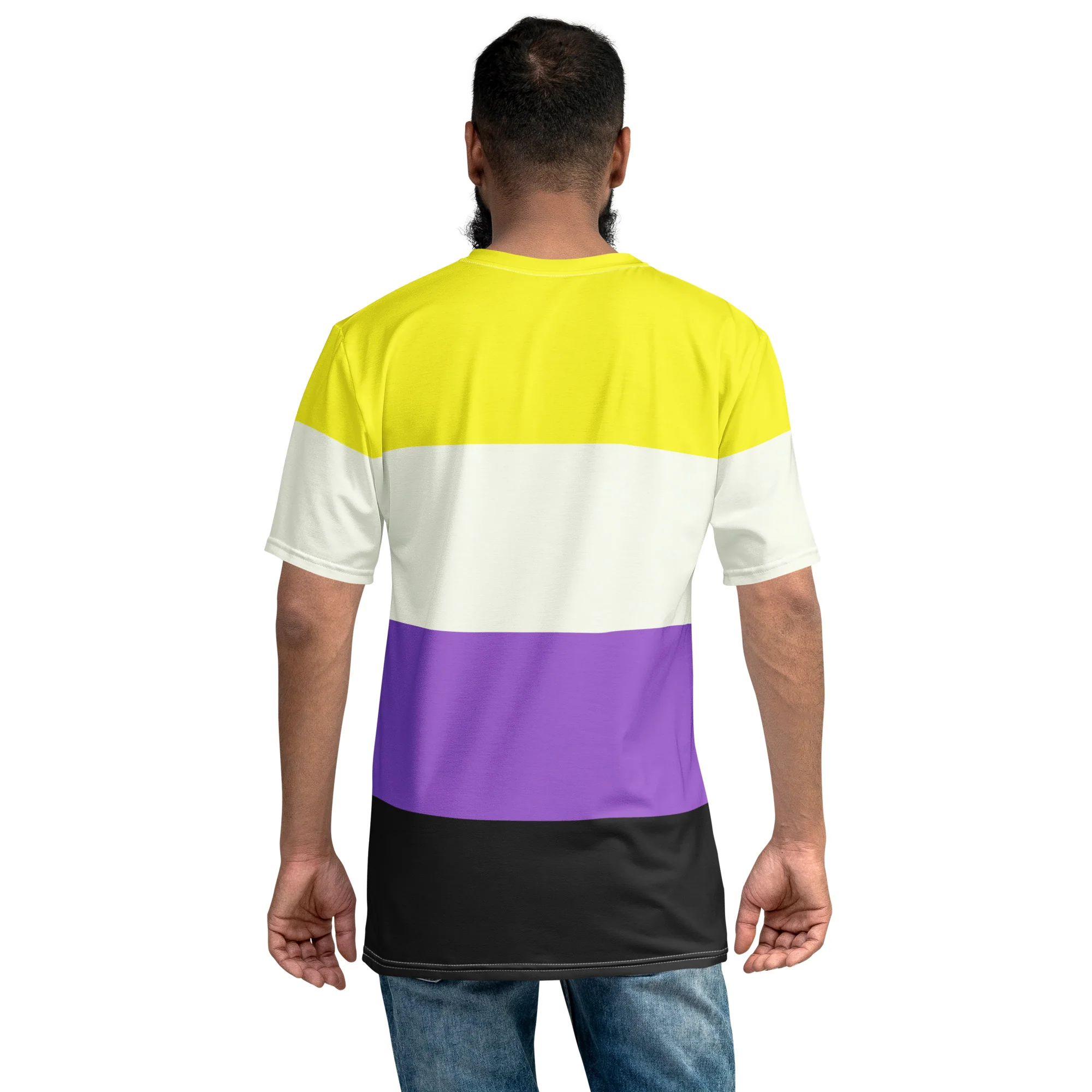 Non-Binary Pride Flag T-shirt - Image 6