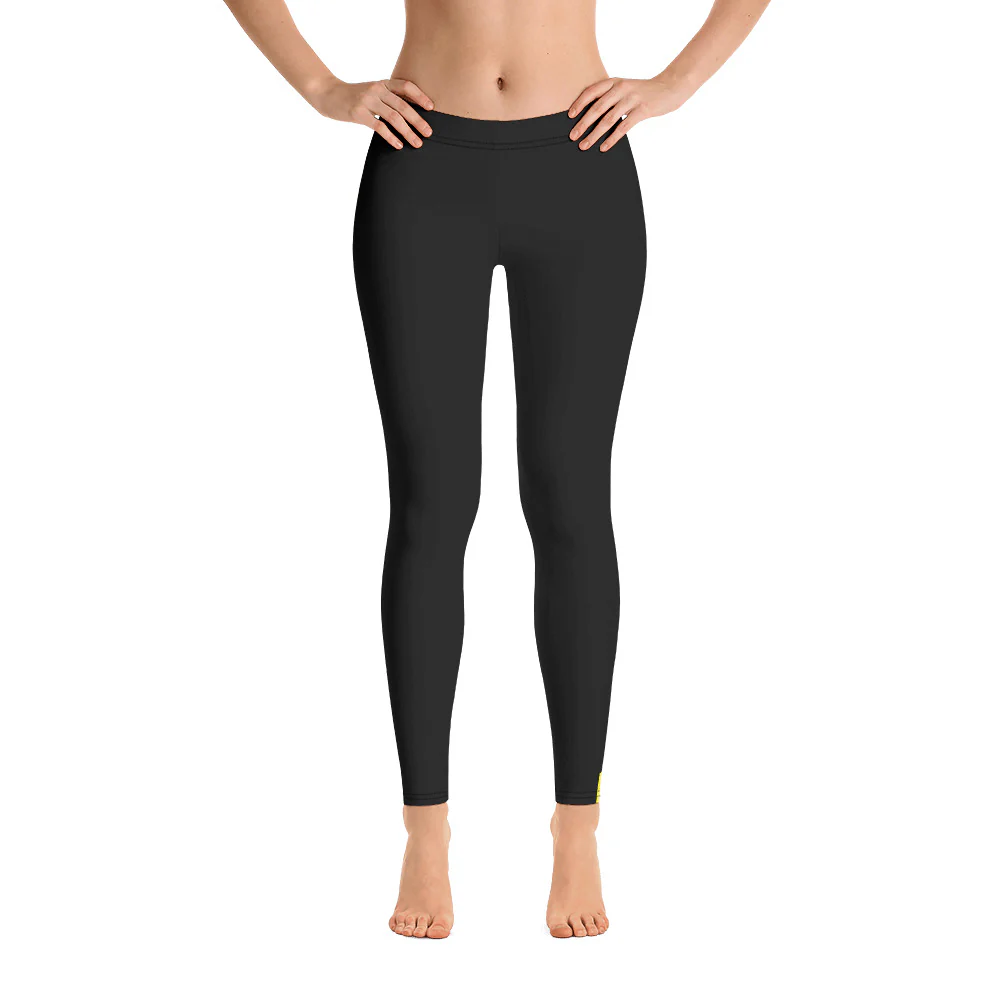 Non-Binary Pride Flash Black Leggings - Image 5
