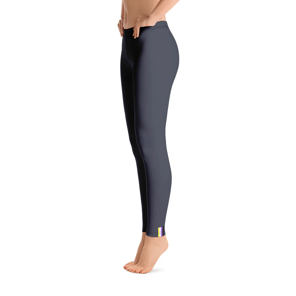 Non-Binary Pride Flash Blue Leggings