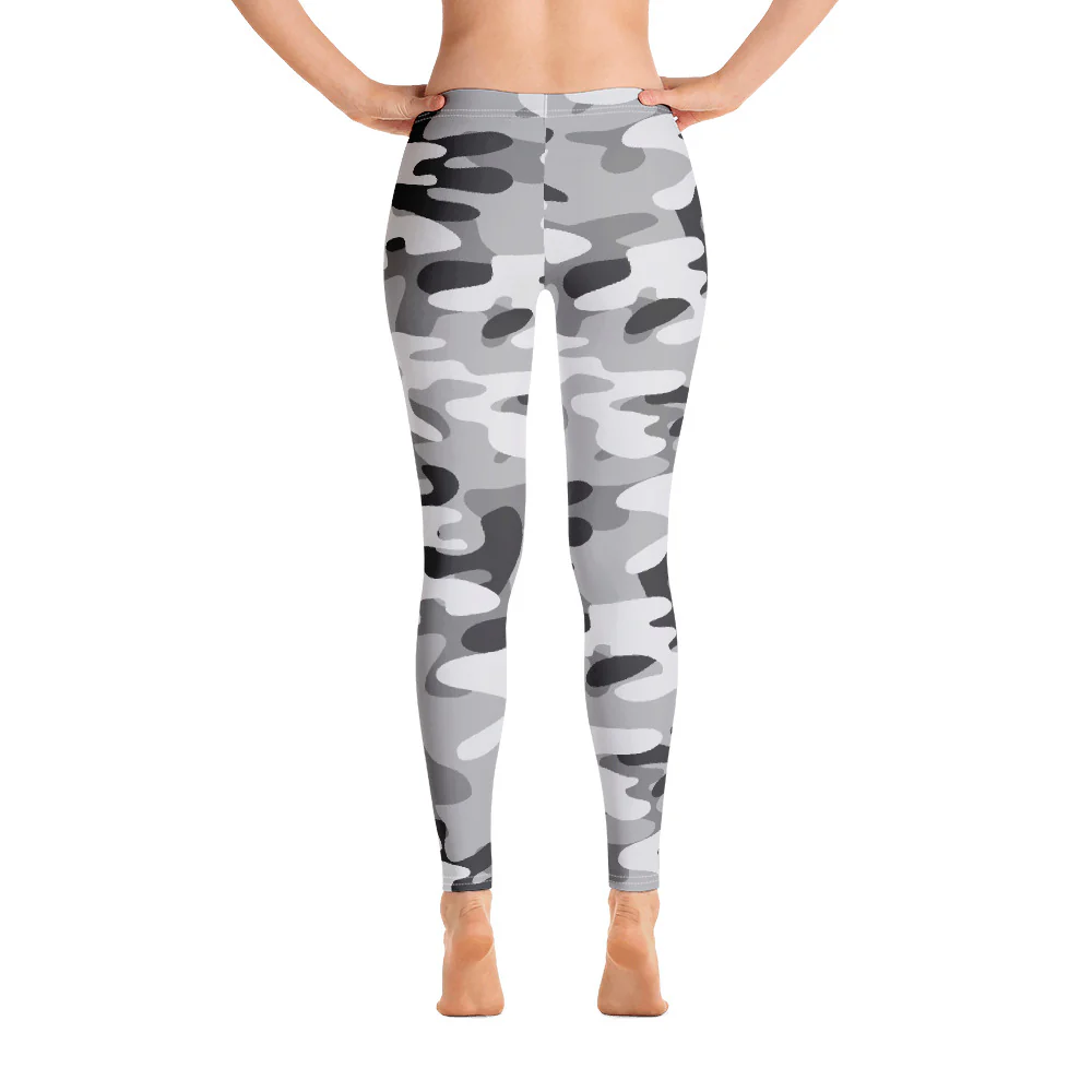 Non-Binary Pride Flash Grey Camo Leggings - Image 4