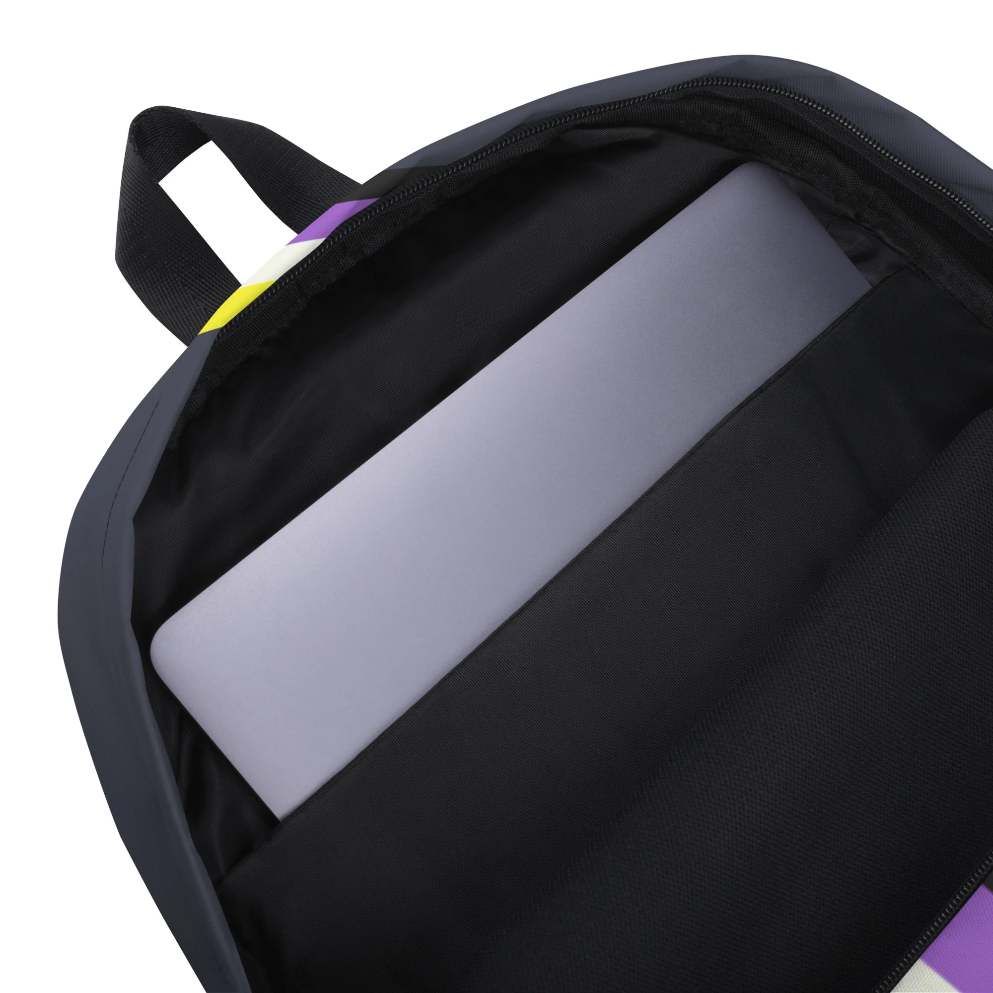 Non Binary Pride Stripe Backpack - Image 5