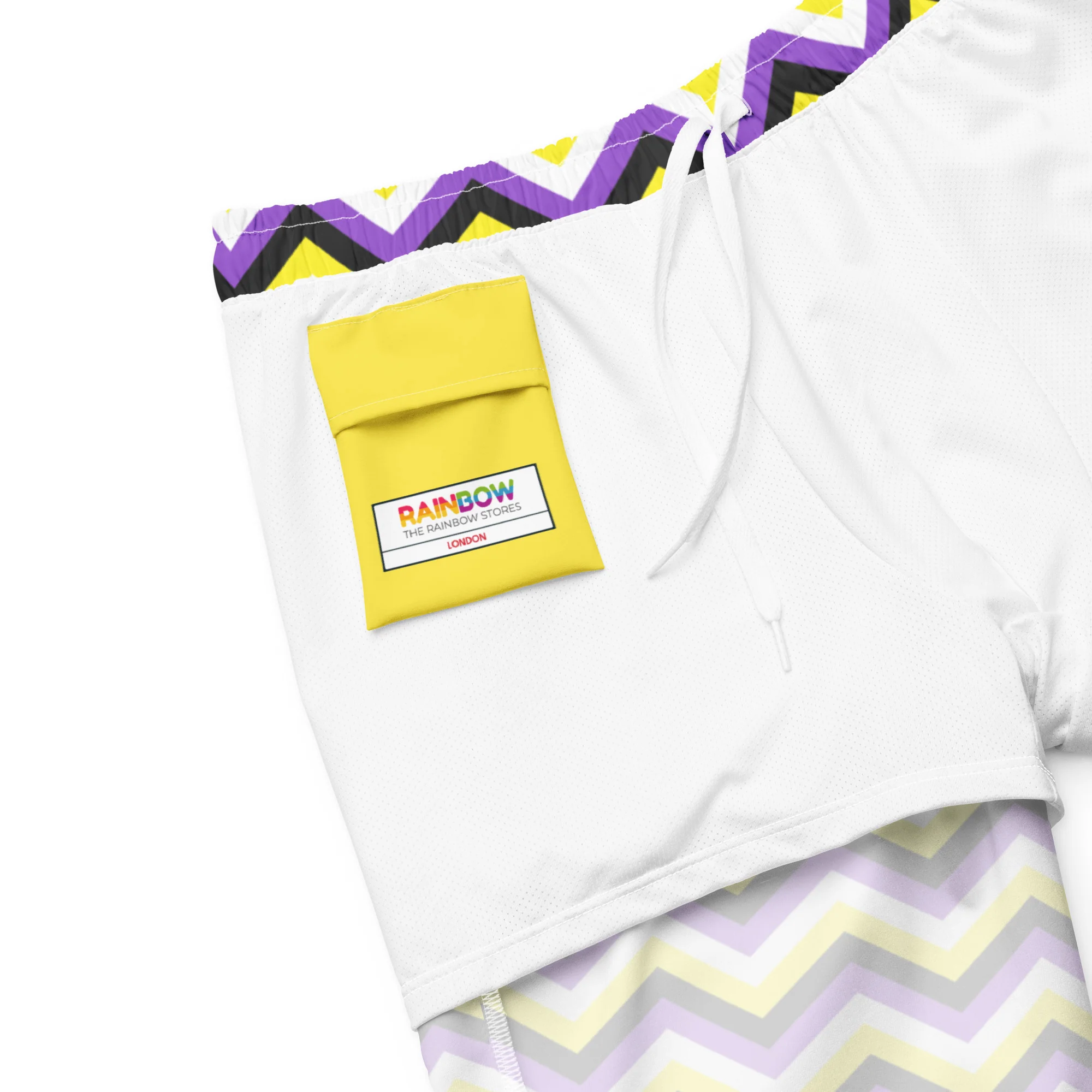 Non-Binary Zig Zag Swimming Trunks - Image 8