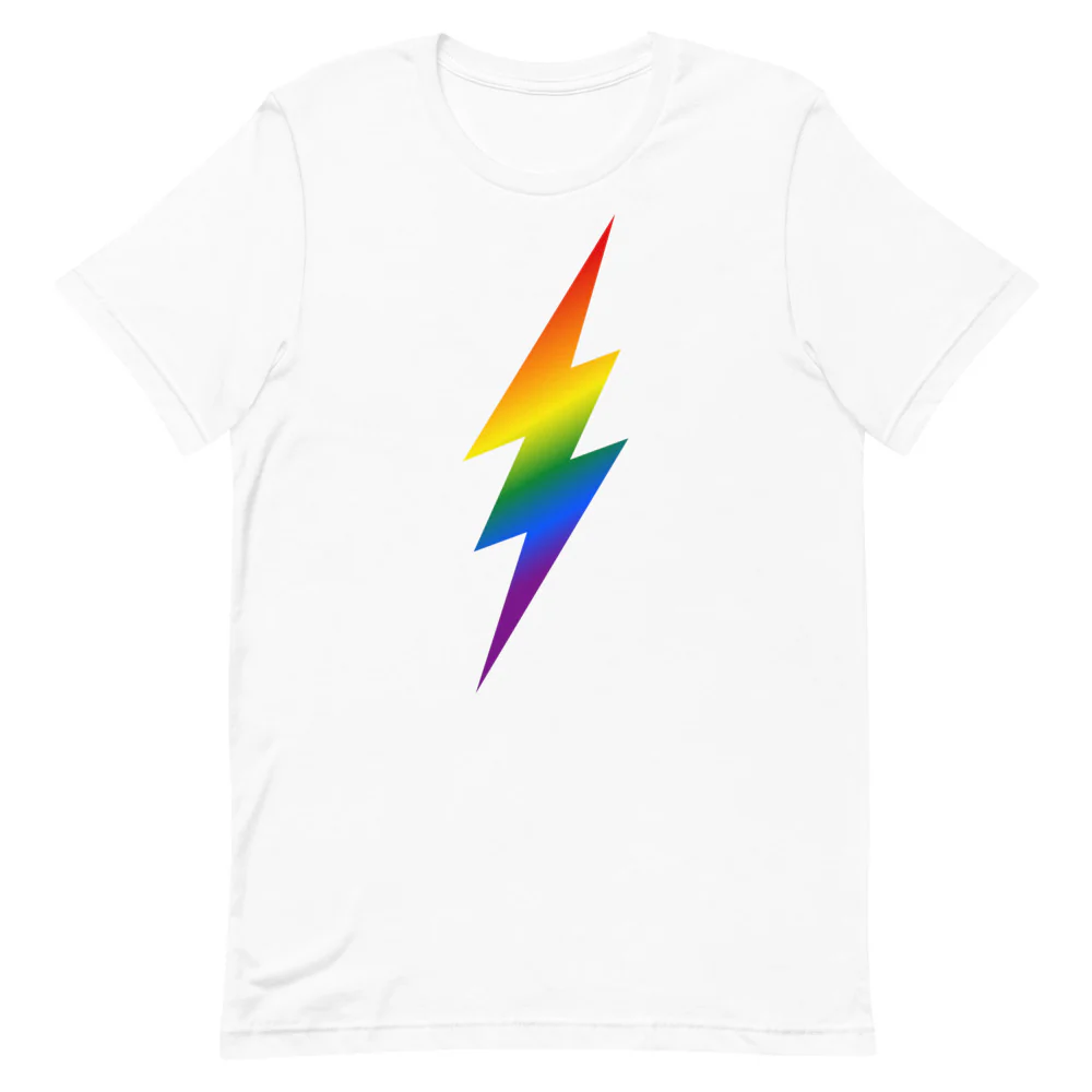 Ombre Rainbow Lightning T-Shirt