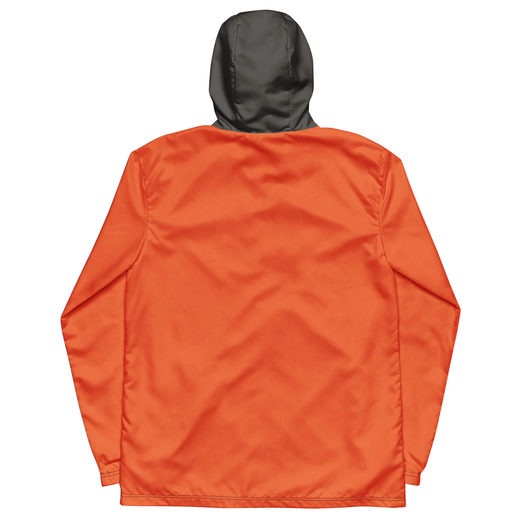 Orange With Olive Hood Windbreaker - Image 3