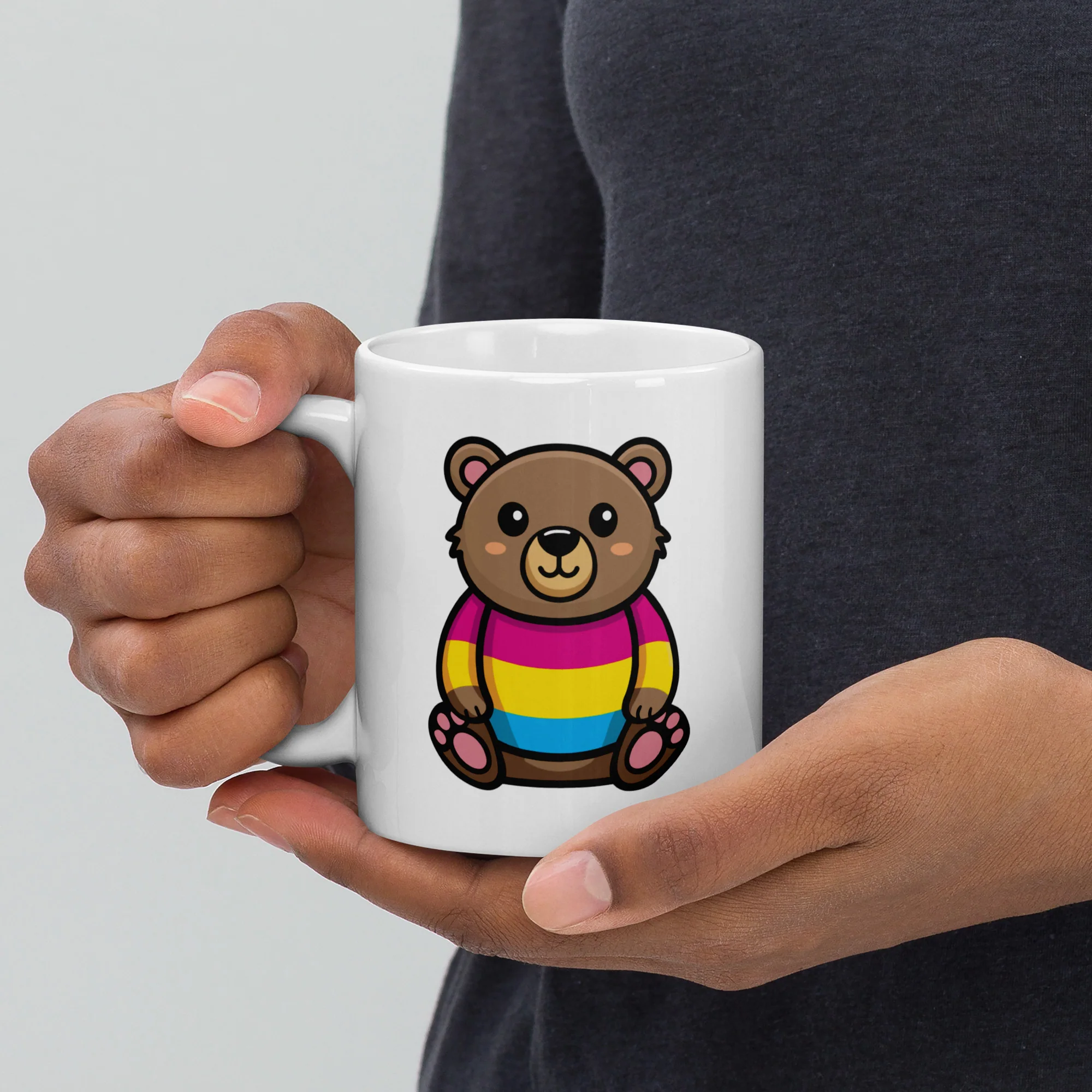 Pansexual Pride Bear Mug - Image 2