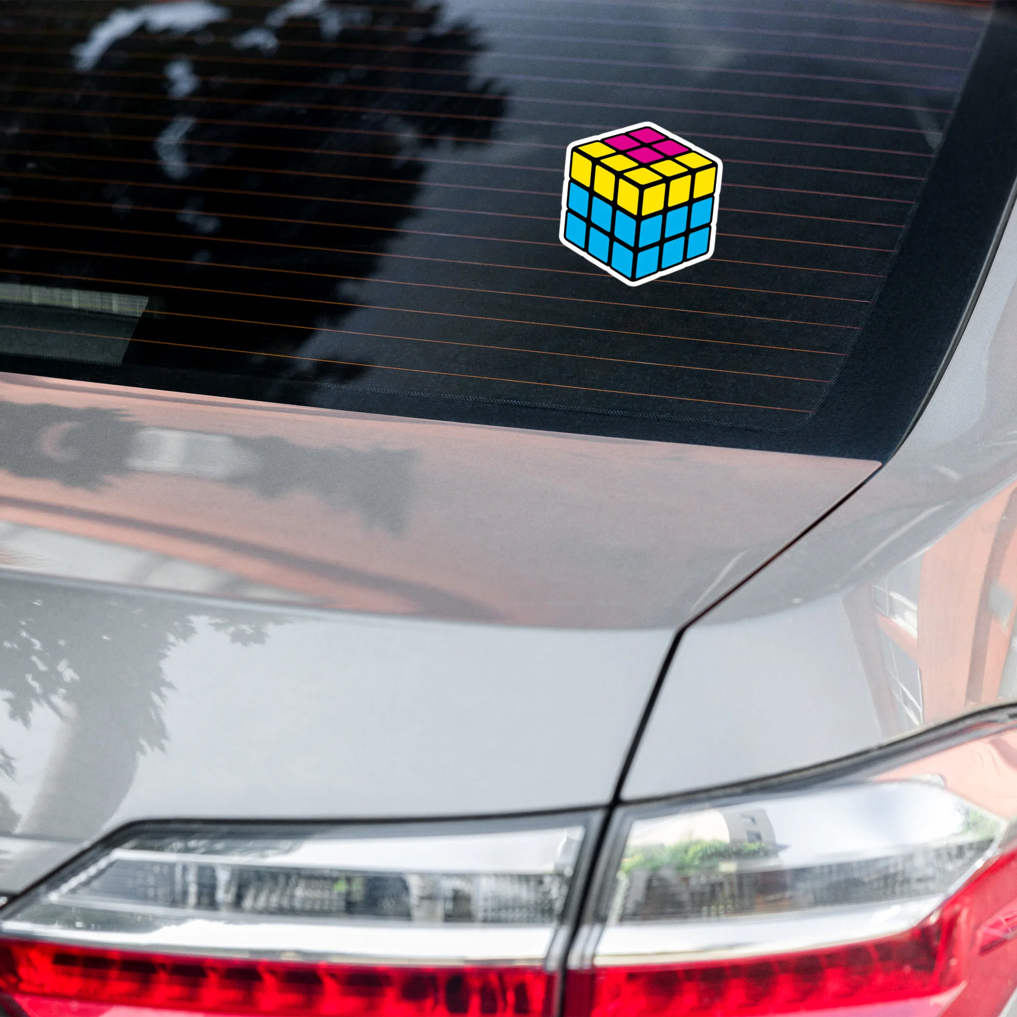 Pansexual Pride Flag Rubik’s Cube Sticker - Image 7