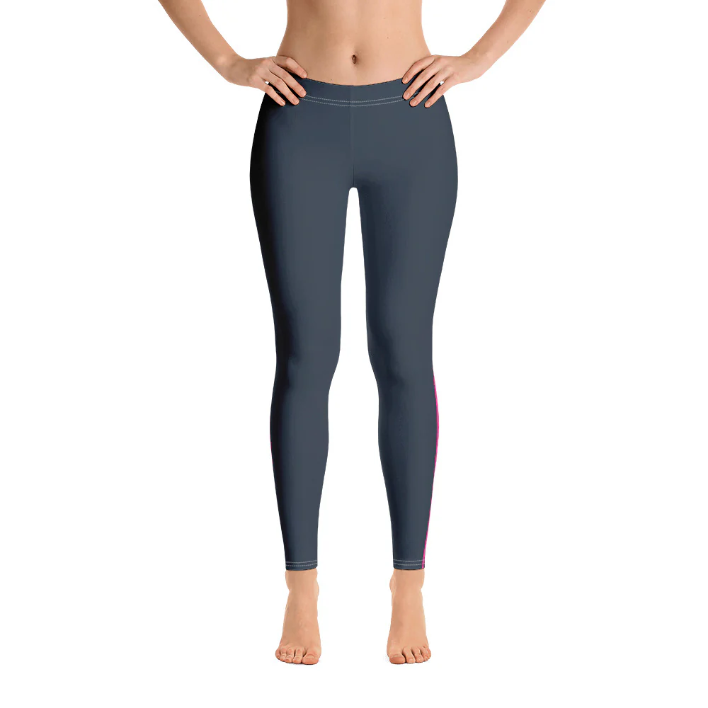 Pansexual Pride Flag Separated Stripes Leggings - Image 2