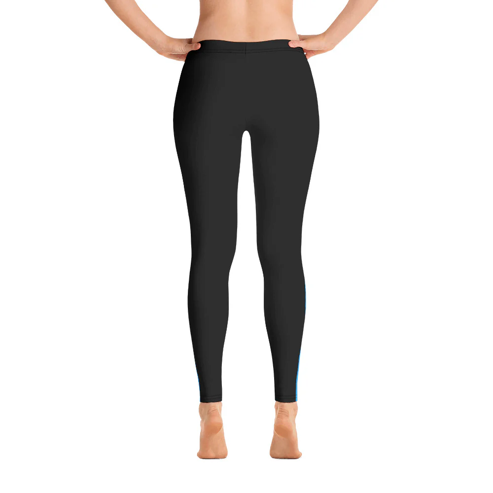 Pansexual Pride Flag Side Stripe Leggings - Image 5