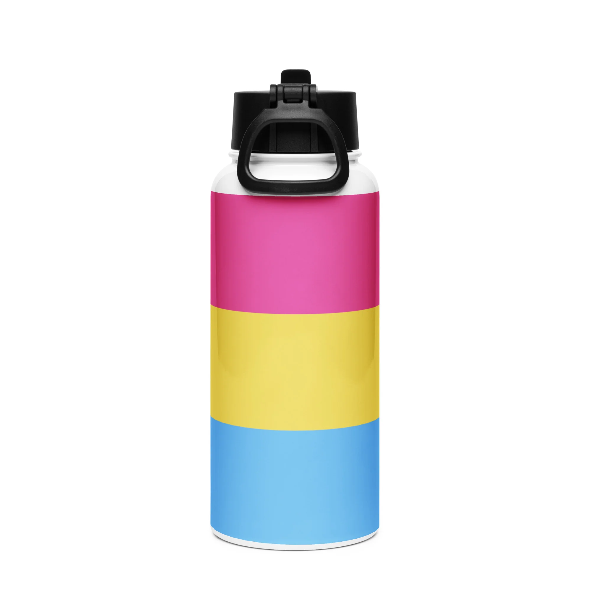 Pansexual Pride Flag Stainless Steel Water Bottle