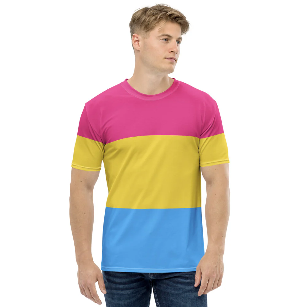 Pansexual Pride Flag T-shirt - Image 4