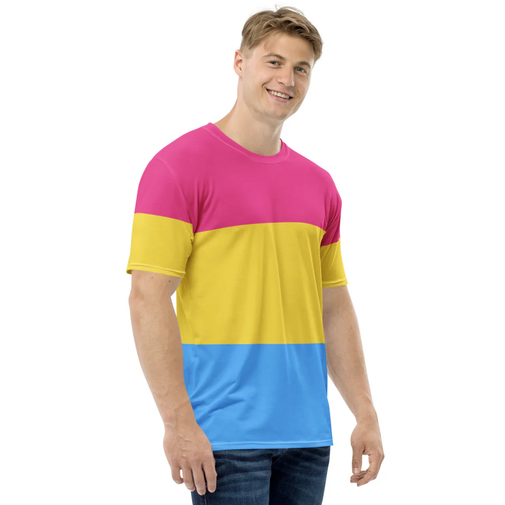 Pansexual Pride Flag T-shirt - Image 6