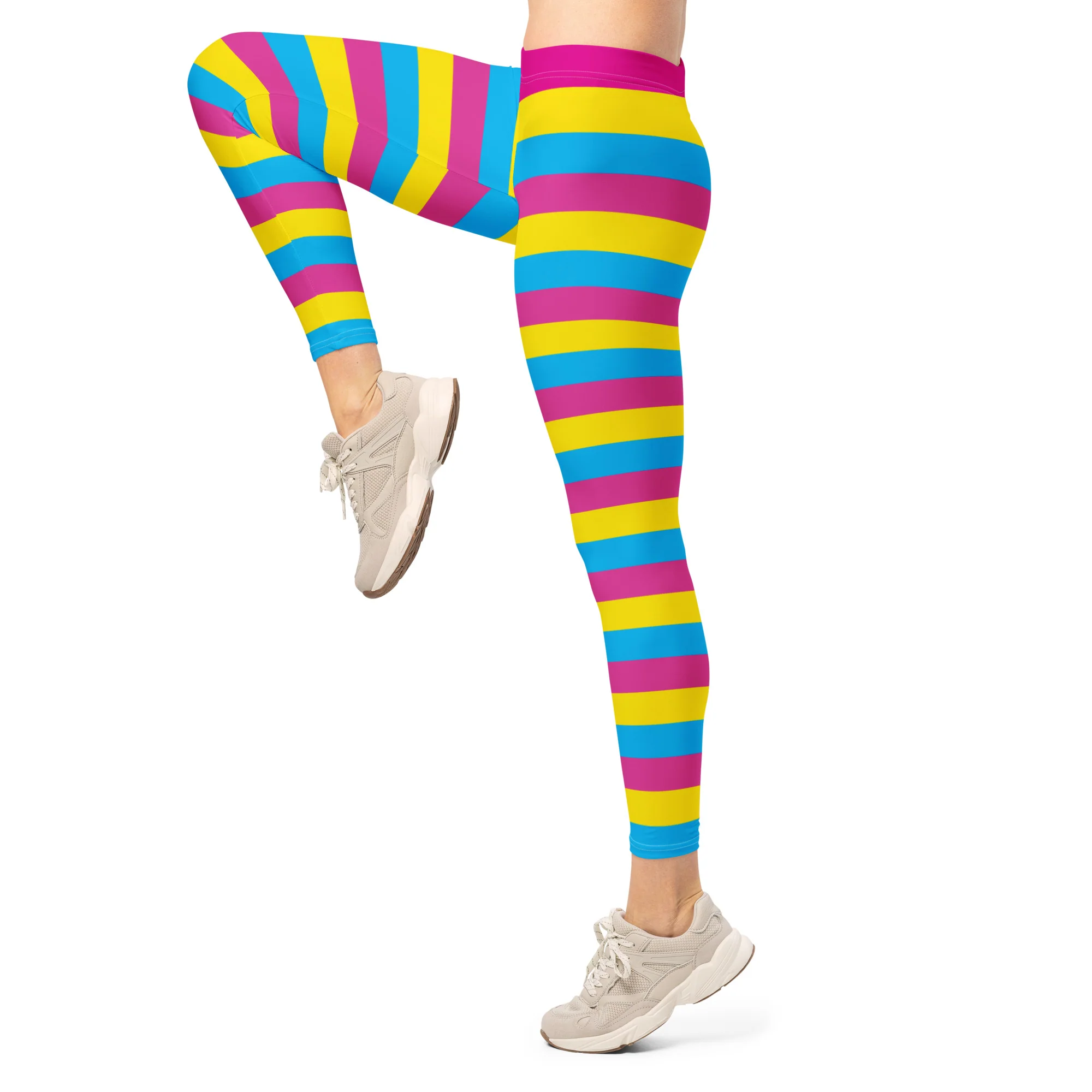 Pansexual Pride Hooped Leggings - Image 2