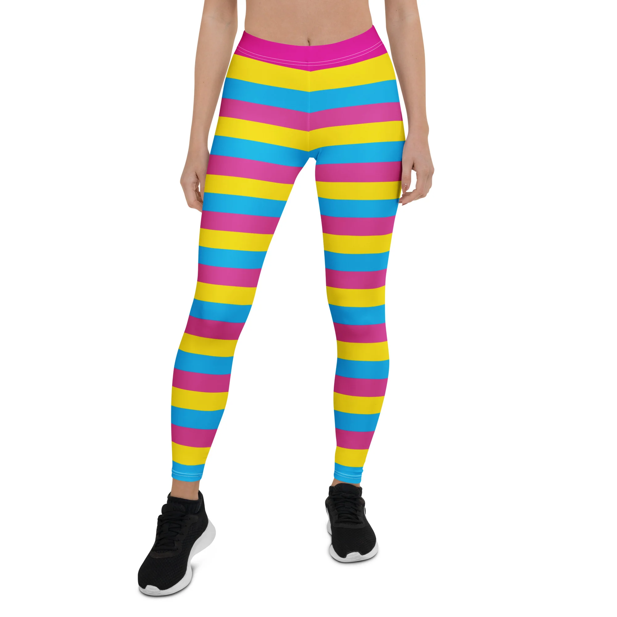 Pansexual Pride Hooped Leggings - Image 5