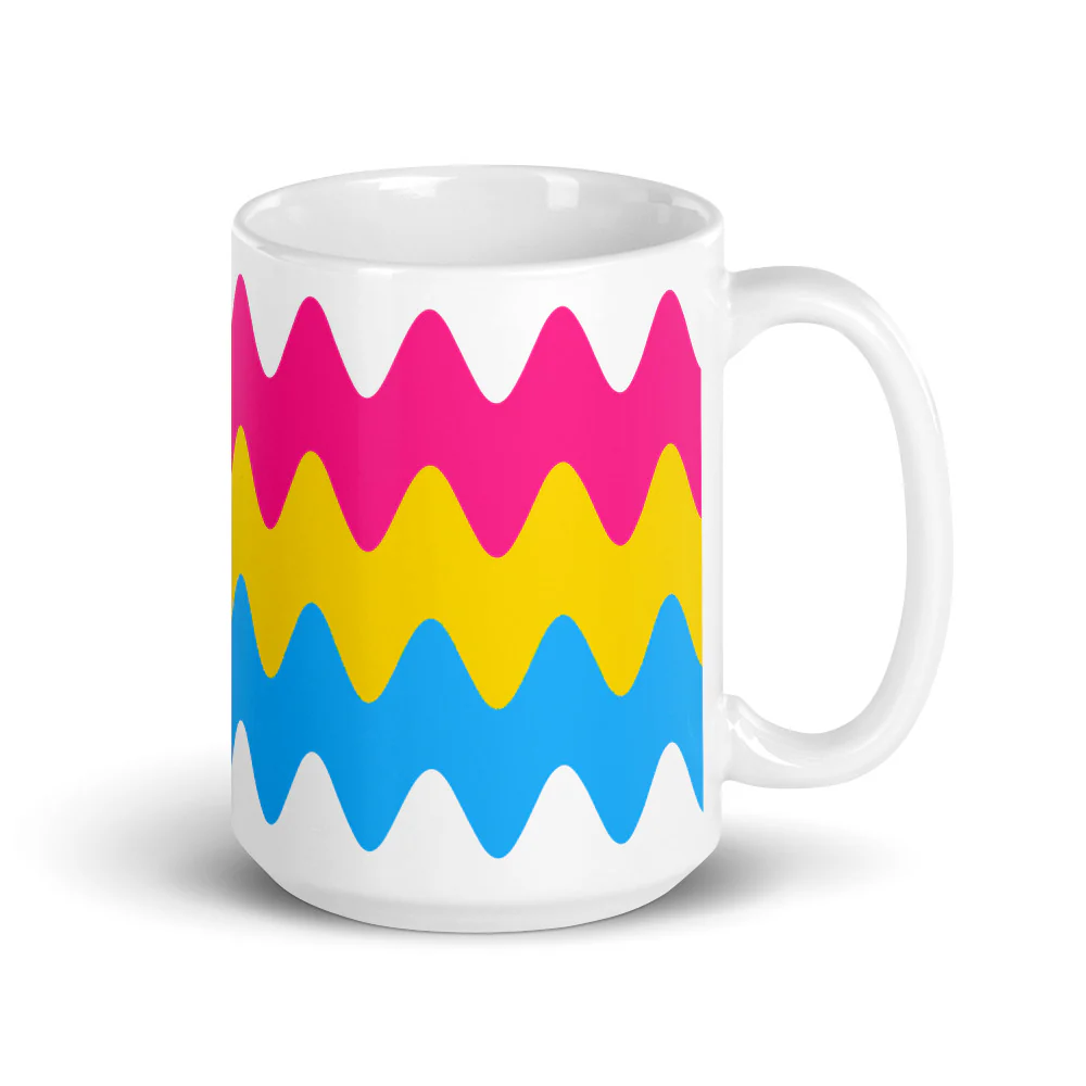 Pansexual Wavy Pride Flag Mug - Image 4