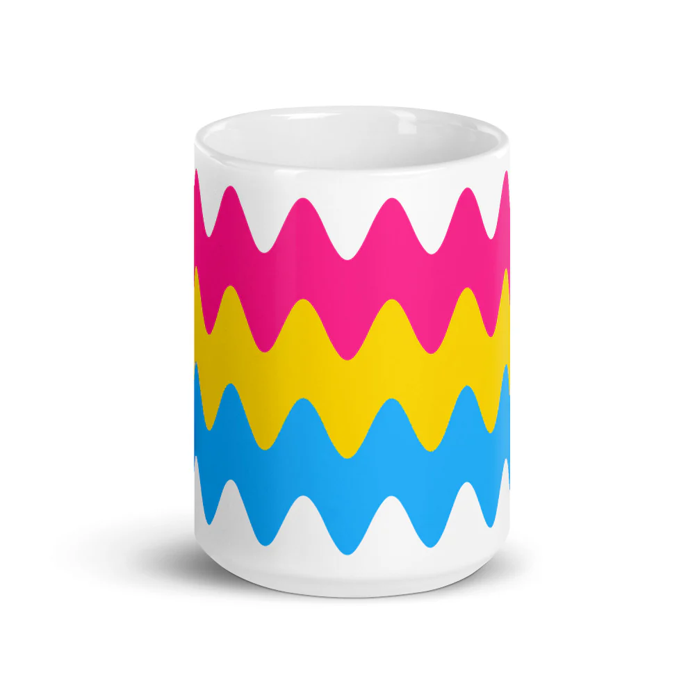 Pansexual Wavy Pride Flag Mug - Image 6