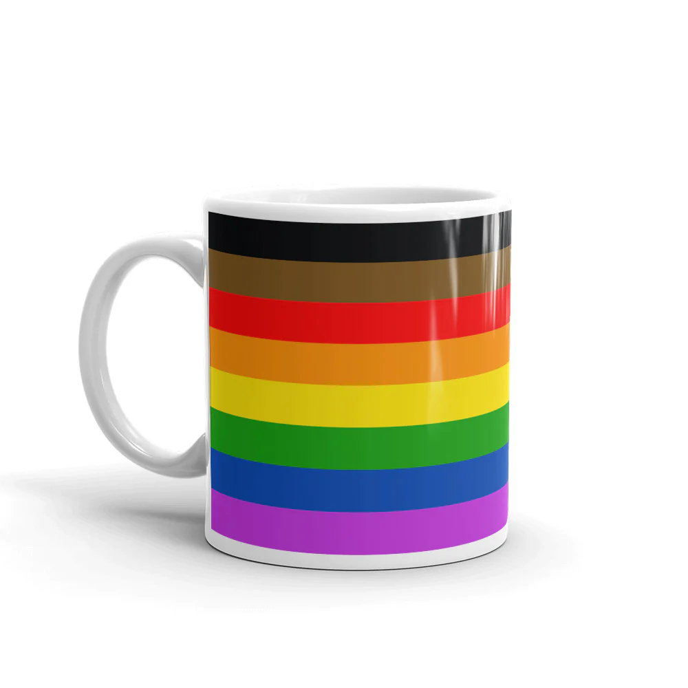 Philadelphia POC Pride Flag Mug - Image 2