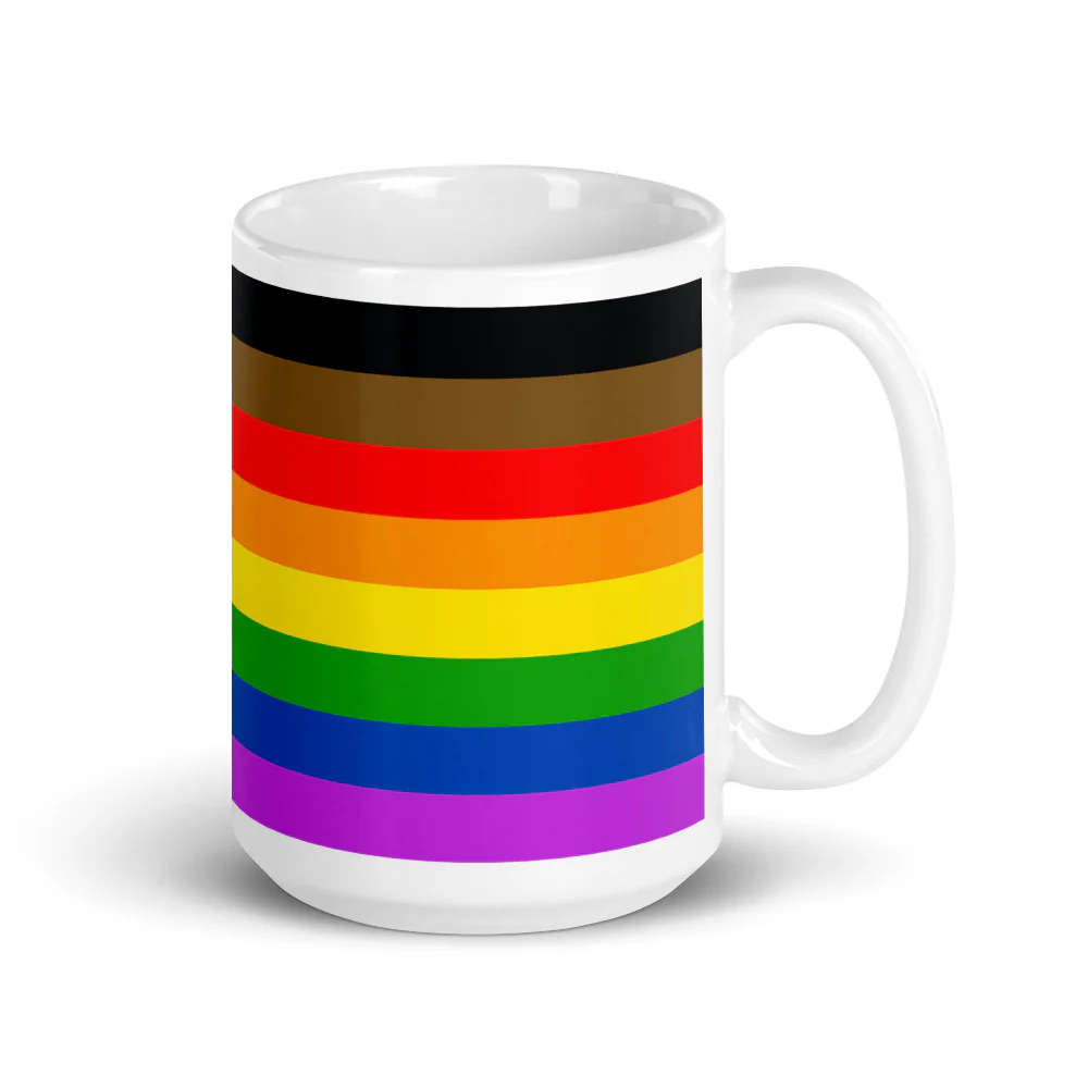 Philadelphia POC Pride Flag Mug - Image 4