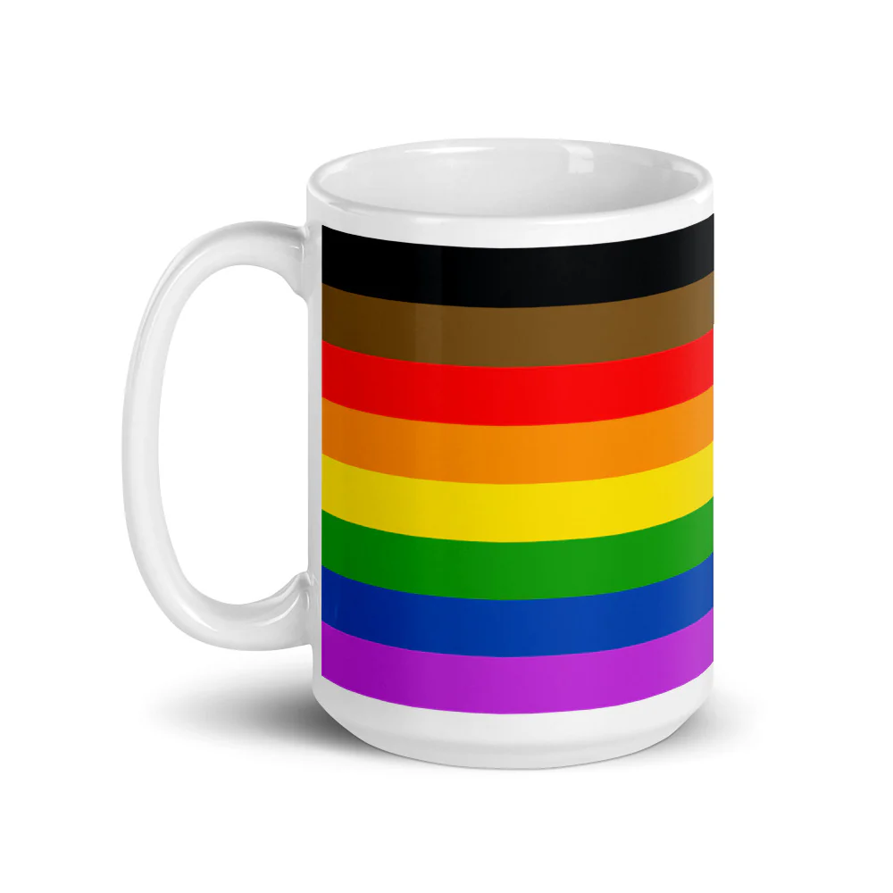 Philadelphia POC Pride Flag Mug - Image 5