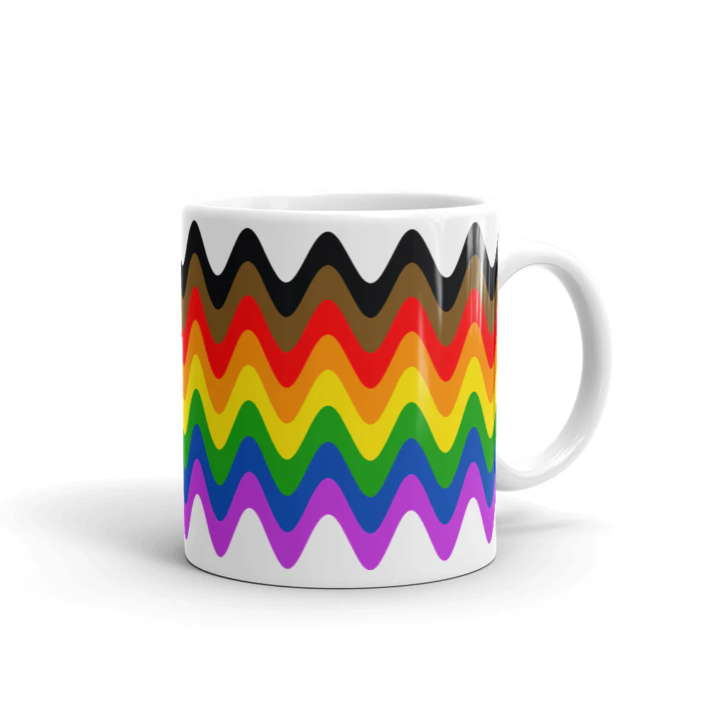 Philadephia POC Rainbow Pride Flag Mug