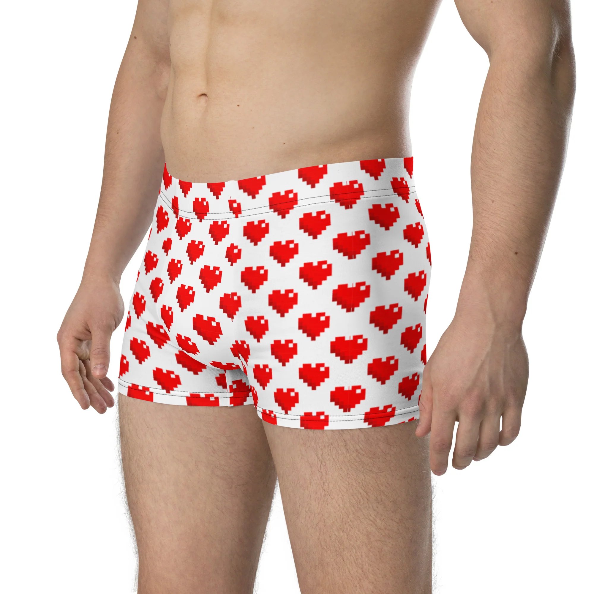 Pixel Hearts Boxer Briefs