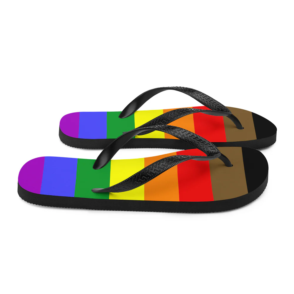 POC Inclusive Rainbow Pride Flag Flip-Flops - Image 6