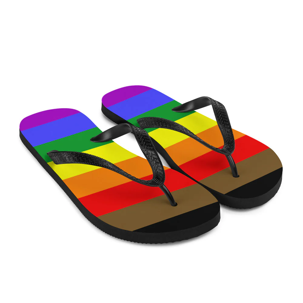 POC Inclusive Rainbow Pride Flag Flip-Flops - Image 7