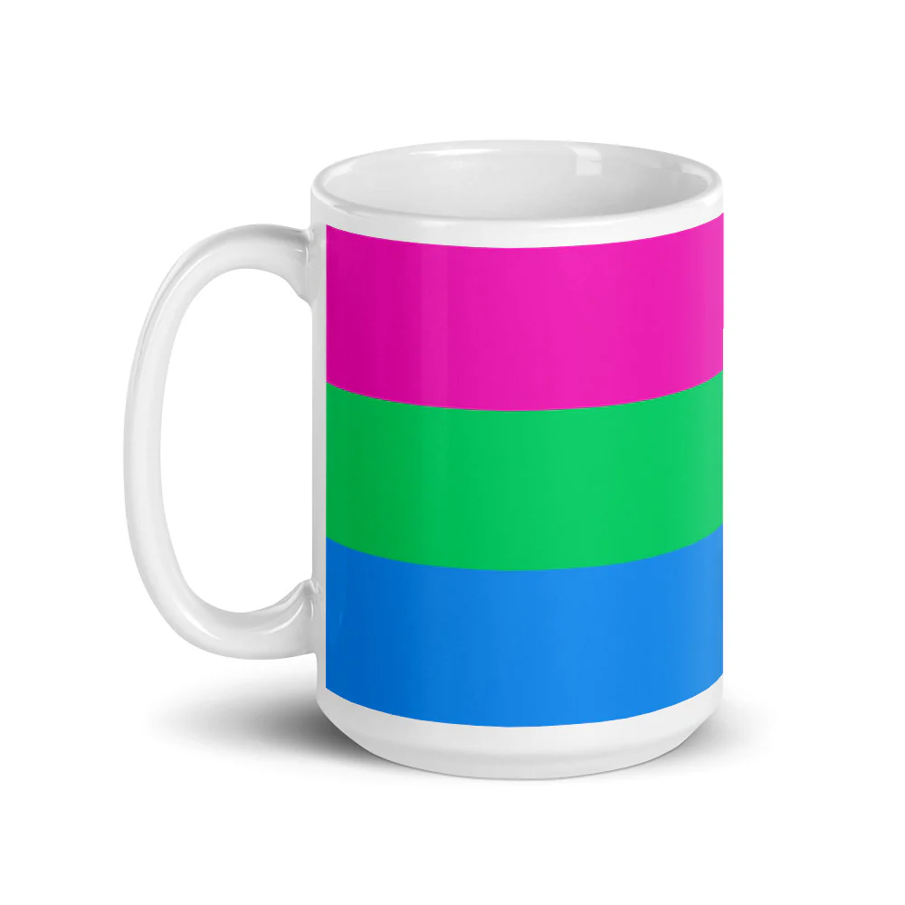 Polysexual Pride Flag Mug - Image 5