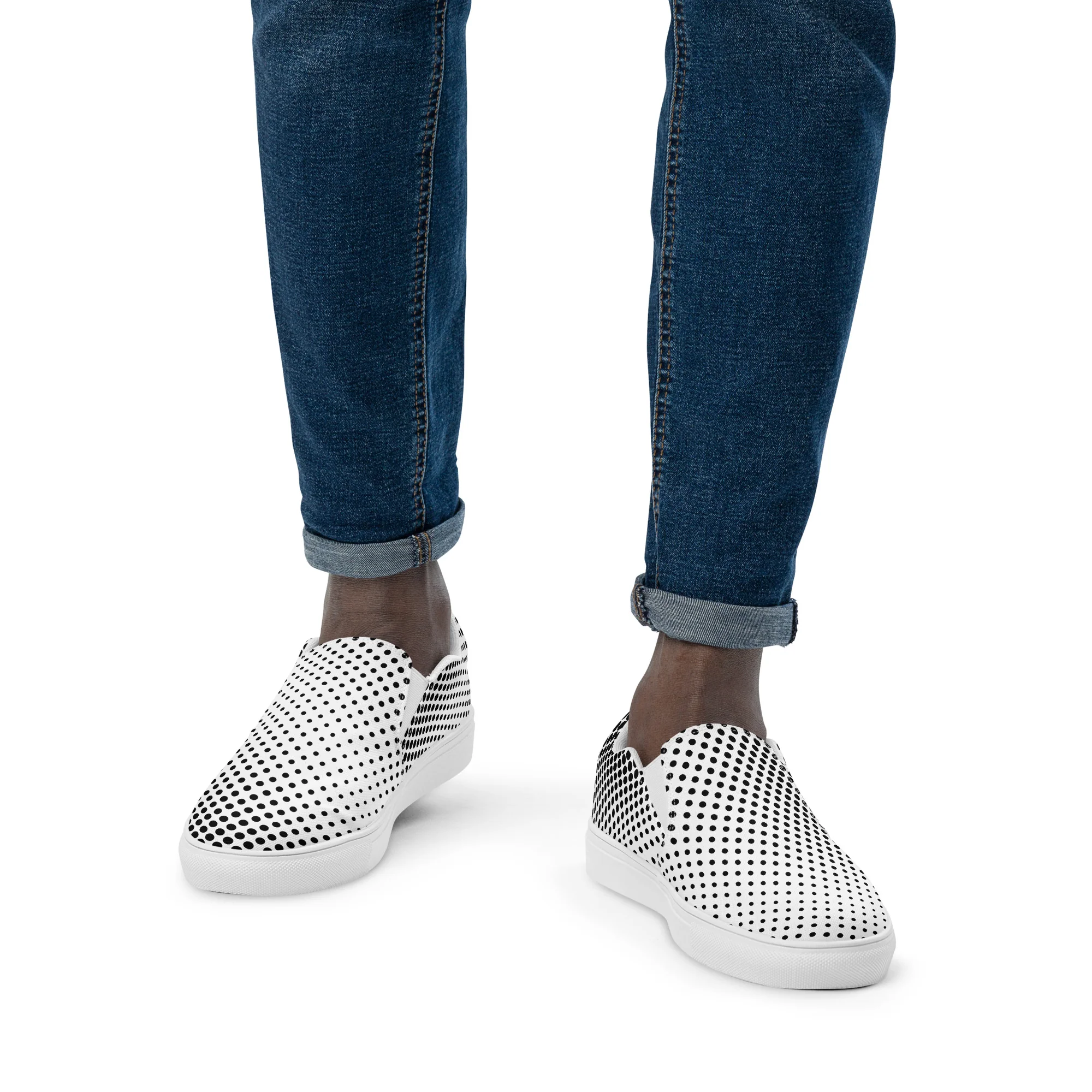 Pop Art Dots Slip-on Shoes (male sizes) - Image 2