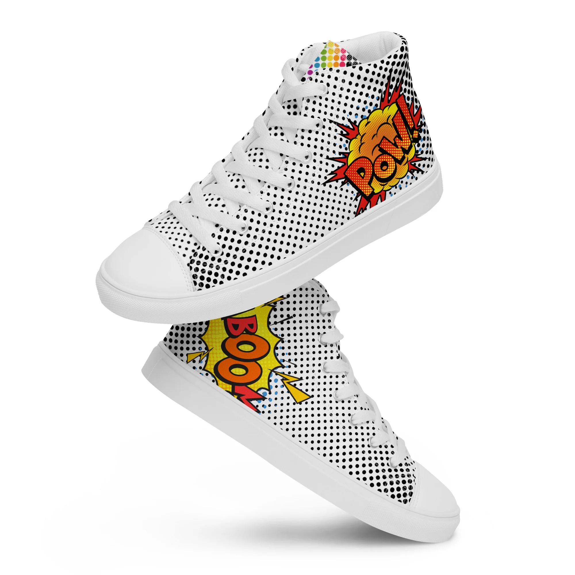 Pow! Pop Art High Top Trainers (female sizes) - Image 5