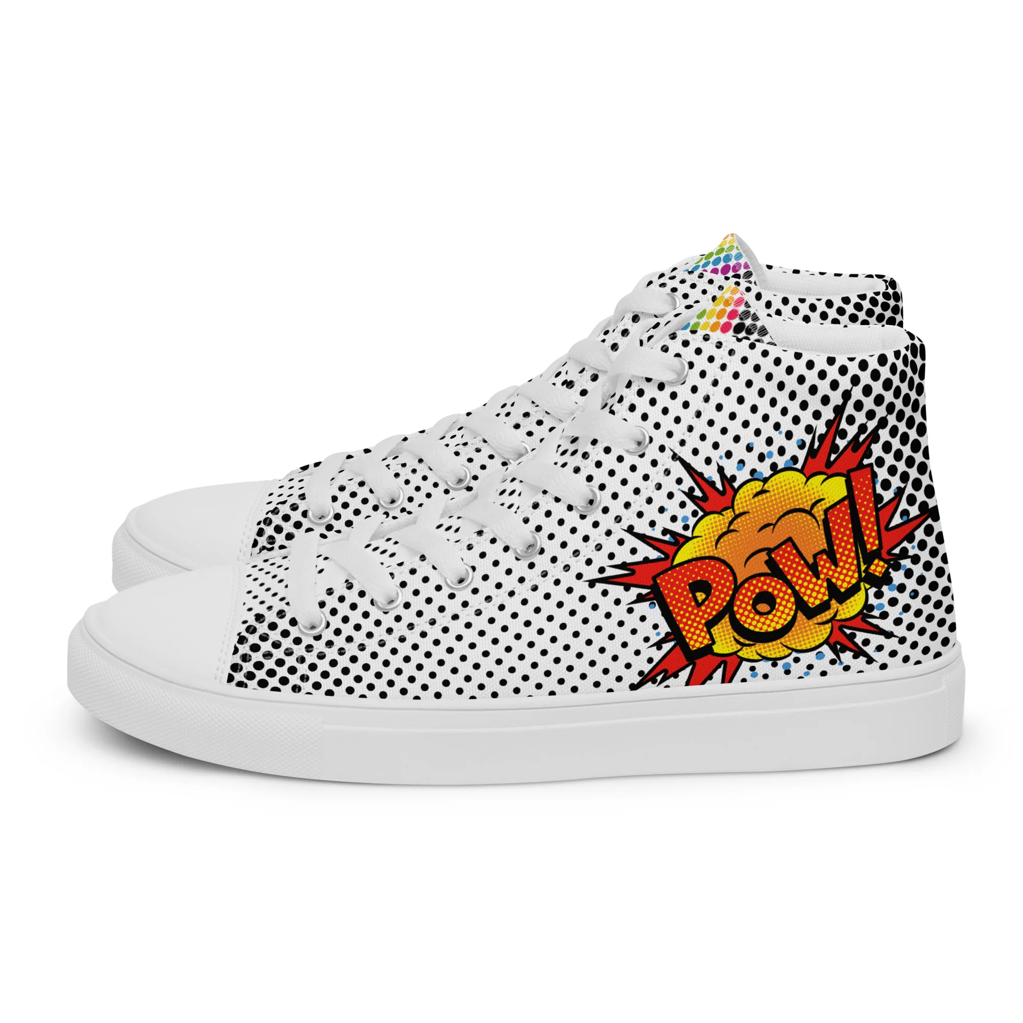 Pow! Pop Art High Top Trainers (female sizes) - Image 6