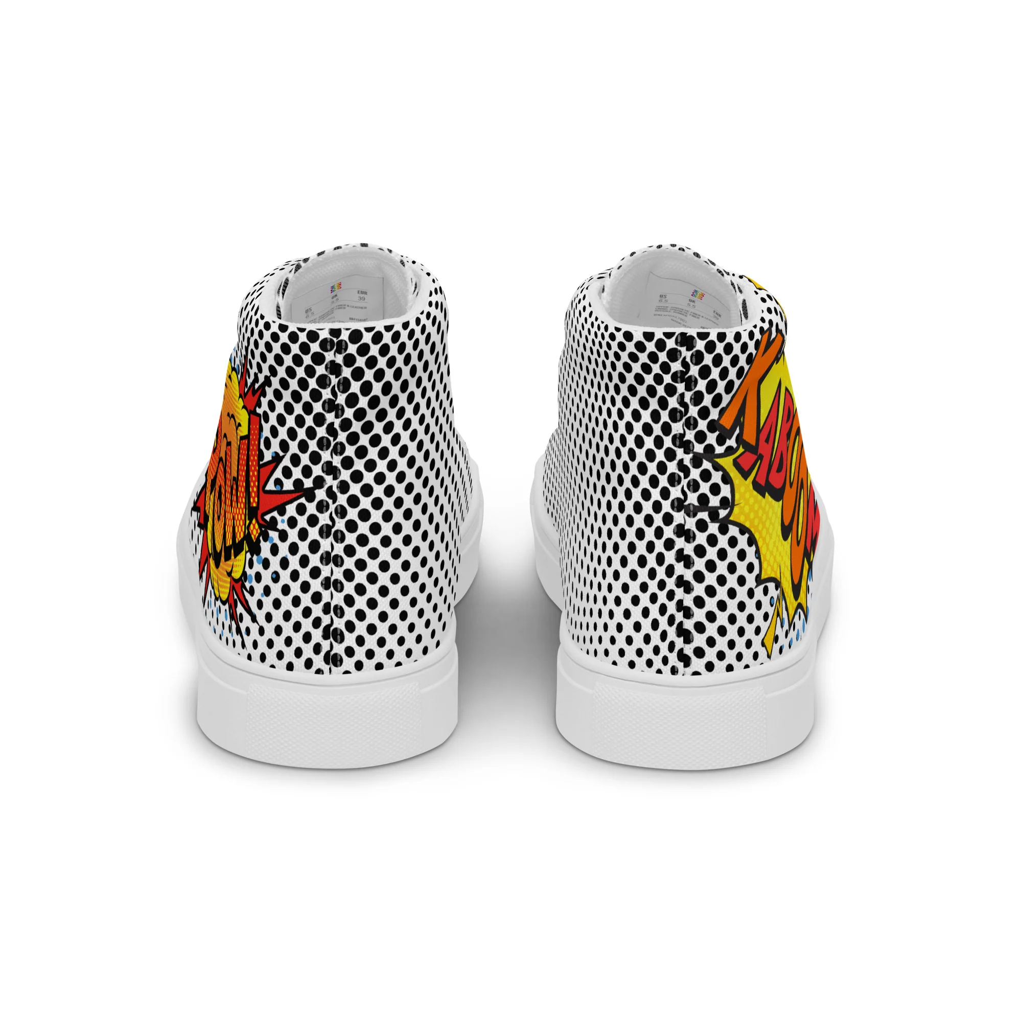 Pow! Pop Art High Top Trainers (male sizes) - Image 7