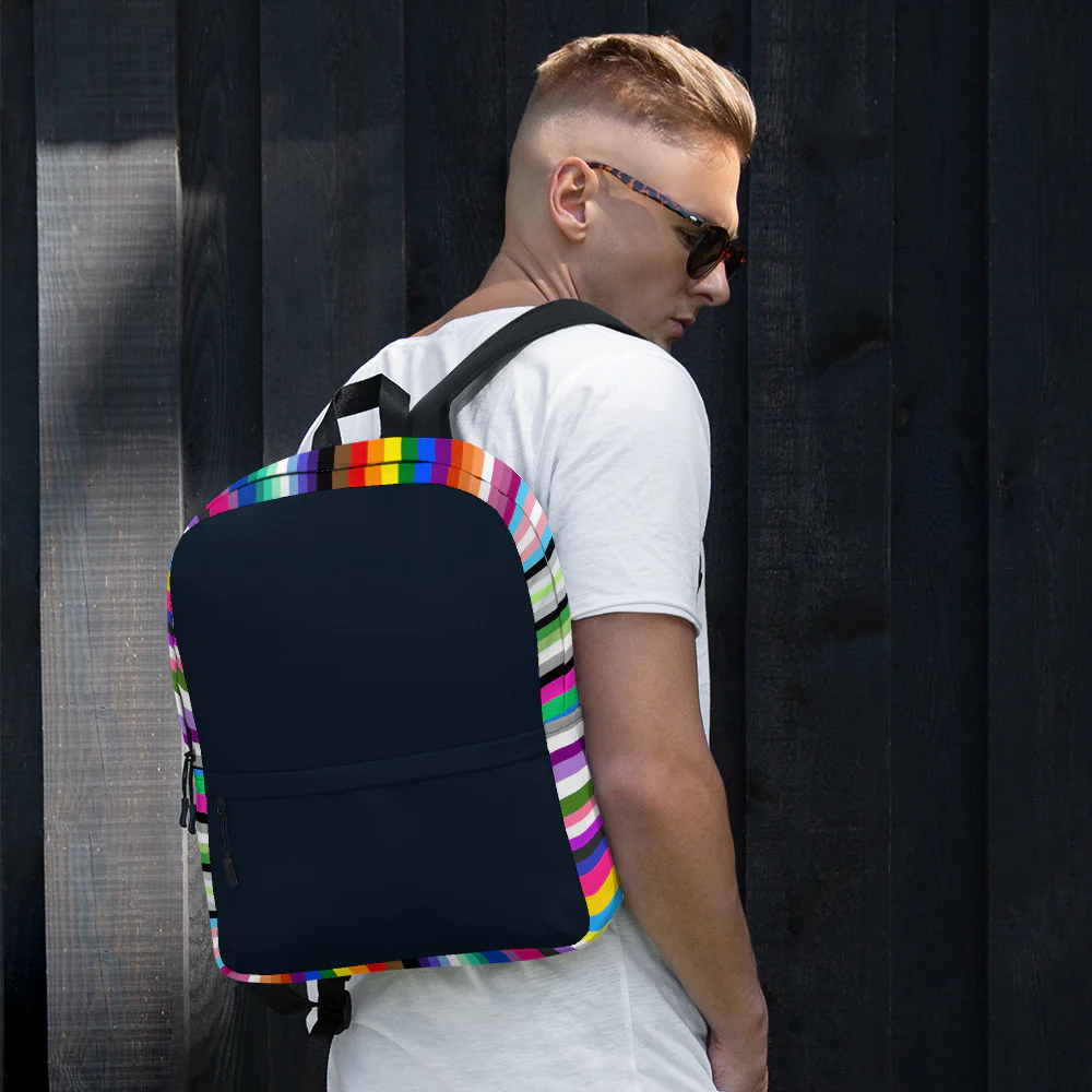 Pride Flags Barcode Backpack - Image 11