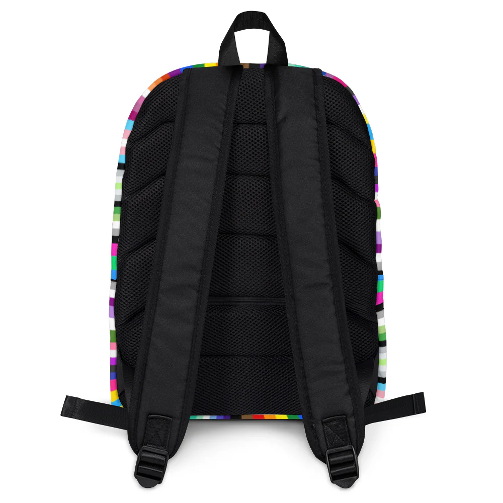 Pride Flags Barcode Backpack - Image 4