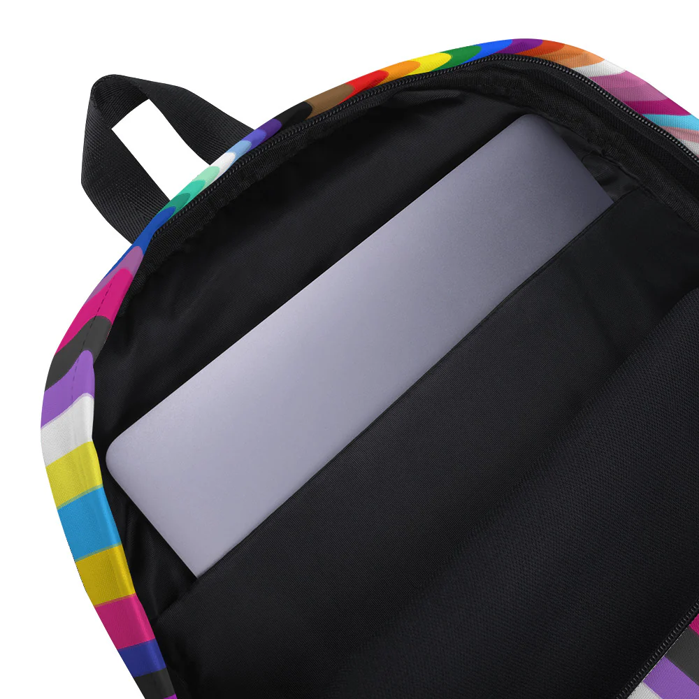 Pride Flags Barcode Backpack - Image 7