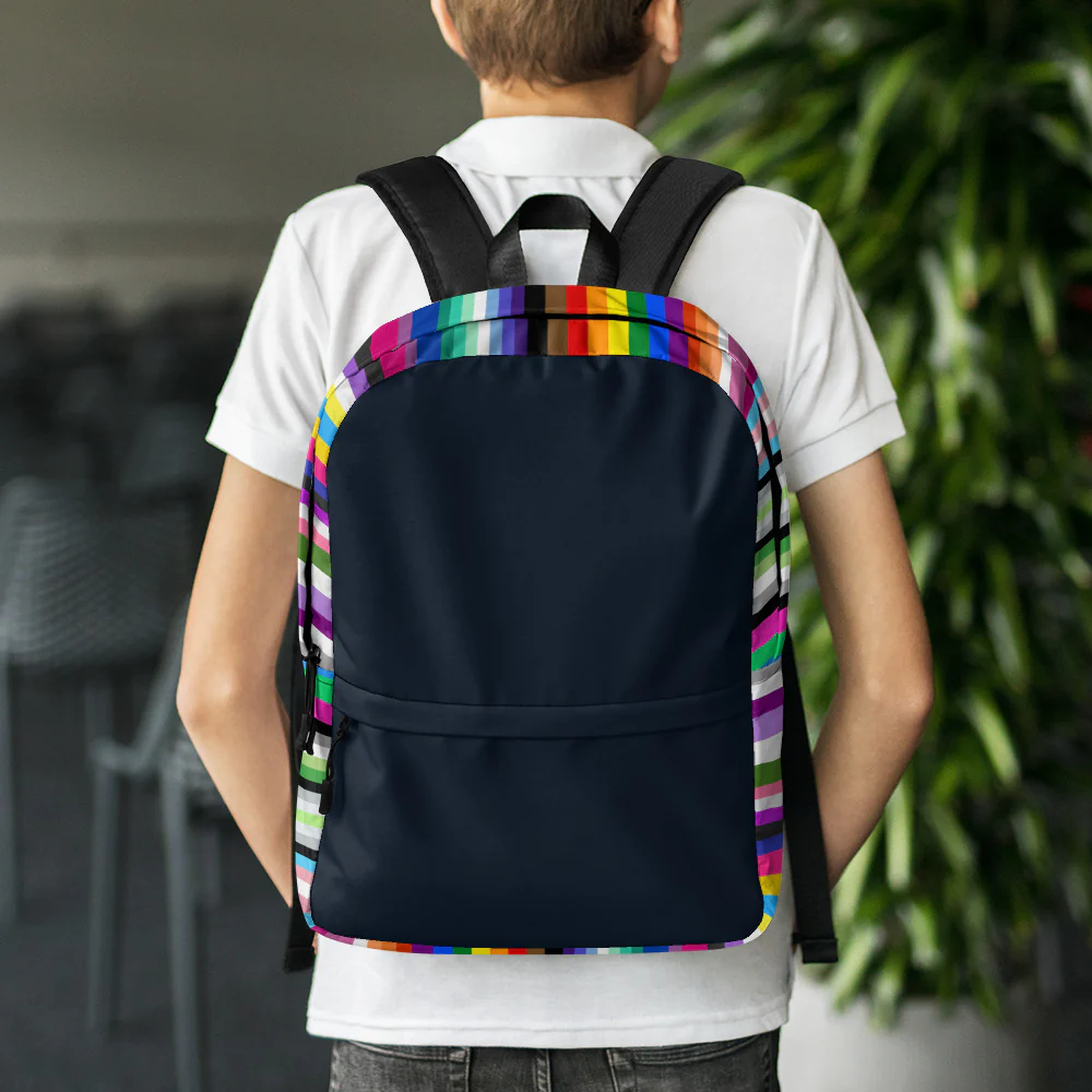 Pride Flags Barcode Backpack - Image 9