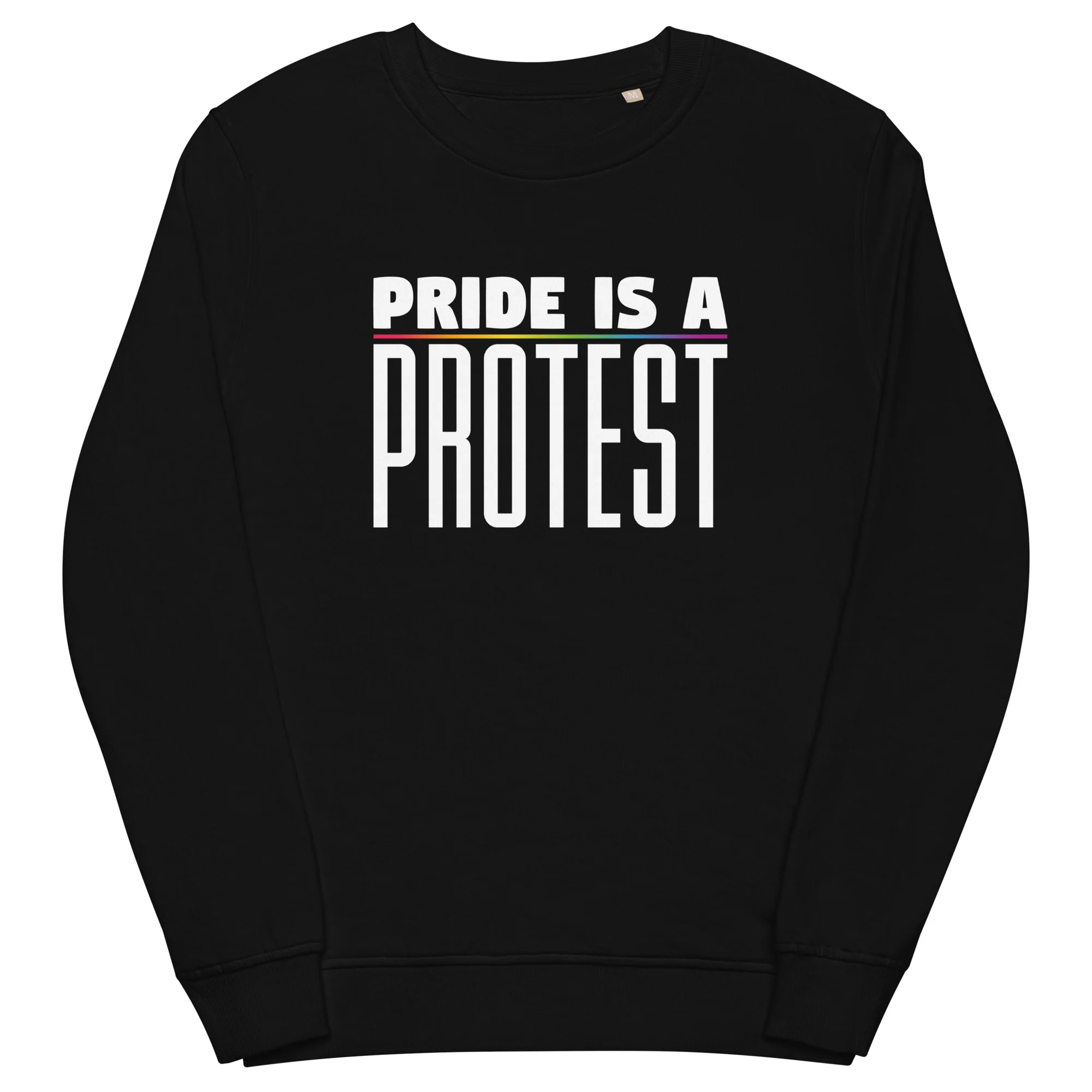 Pride Is A Protest Organic Sweatshirt
