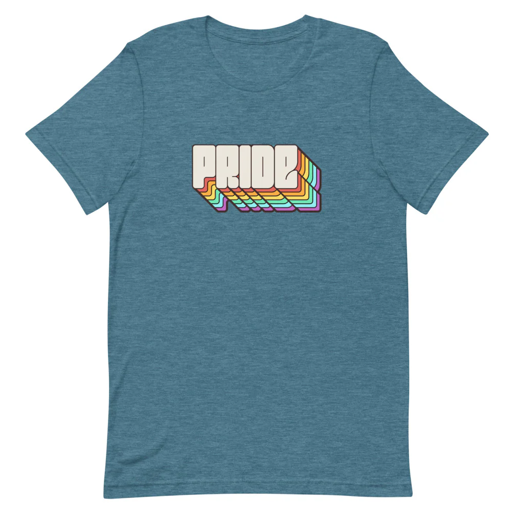 Pride With A Rainbow Shadow T-Shirt - Image 3