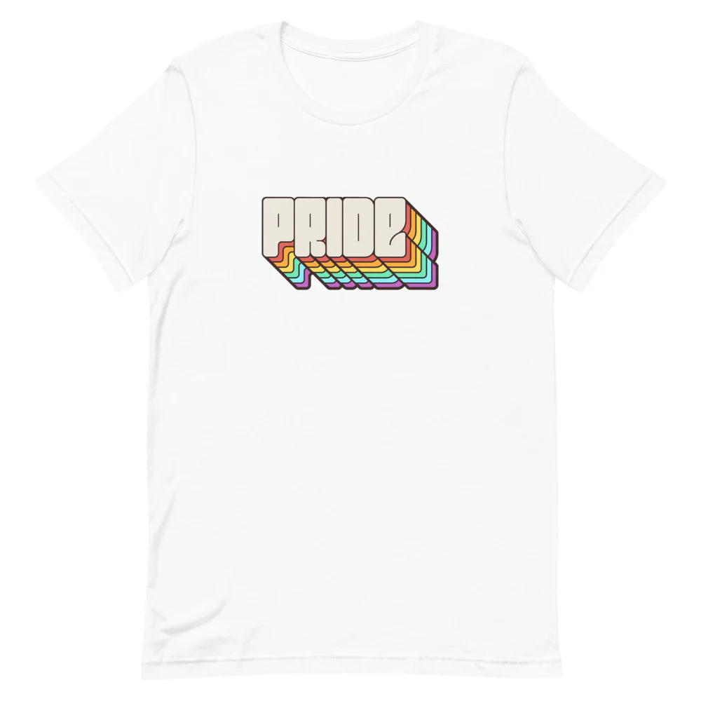Pride With A Rainbow Shadow T-Shirt - Image 5