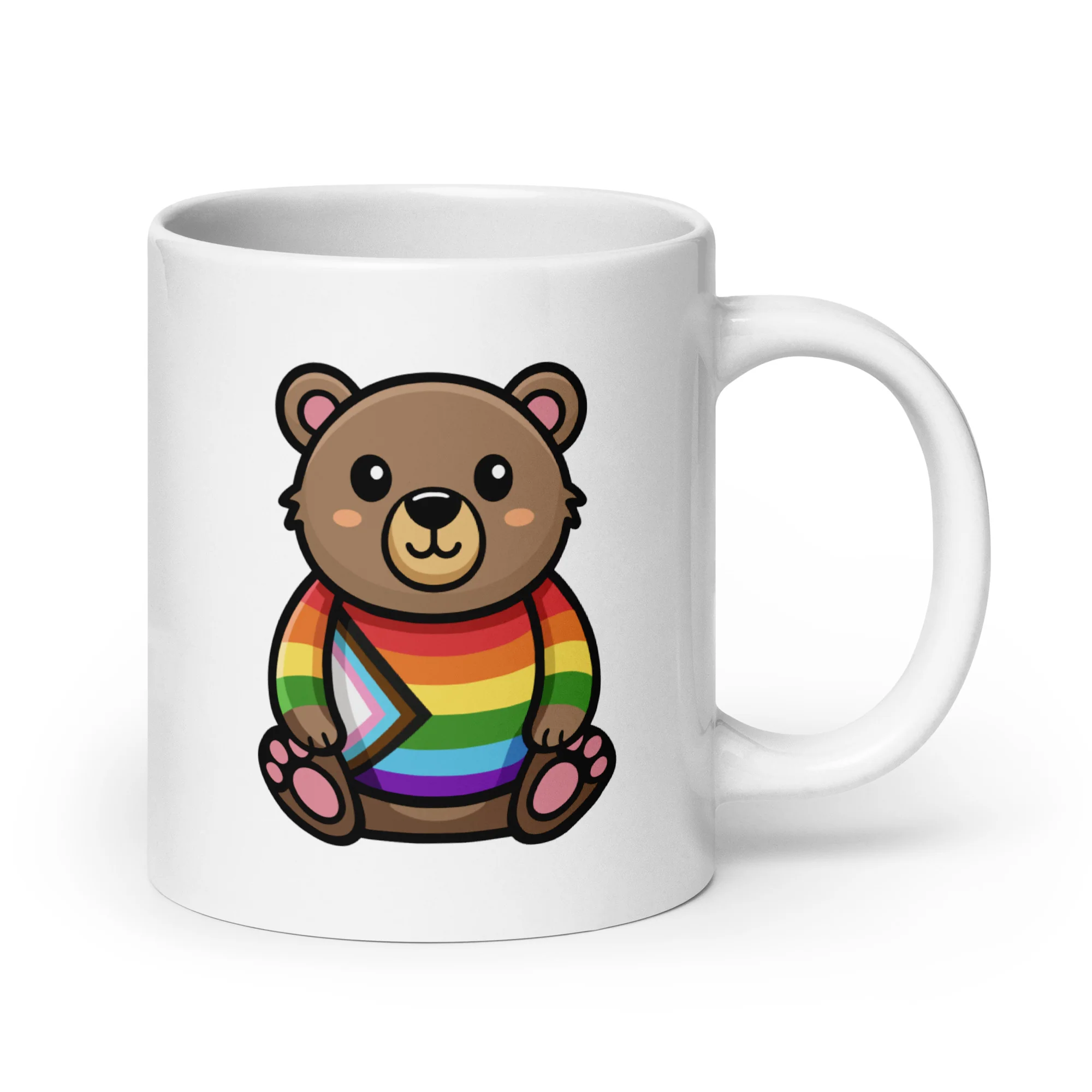 Progress Pride Bear Mug