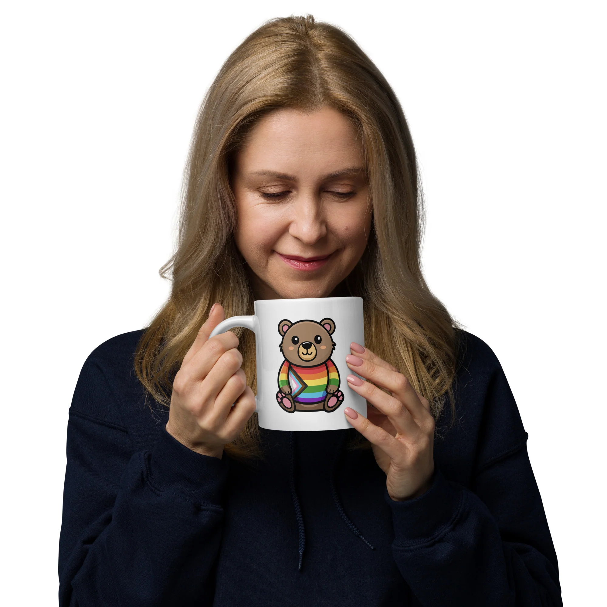 Progress Pride Bear Mug - Image 5