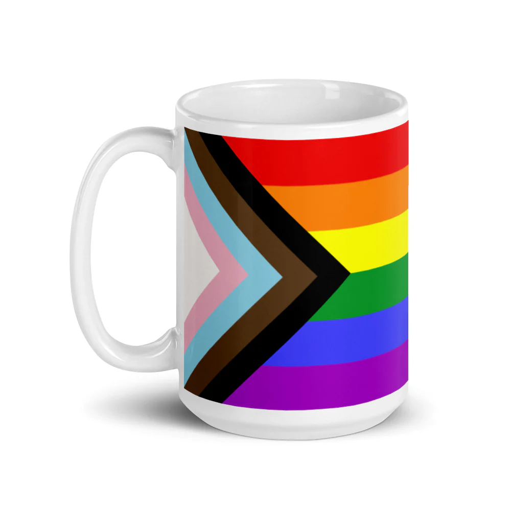 Pride Progress Flag Mug - Image 5
