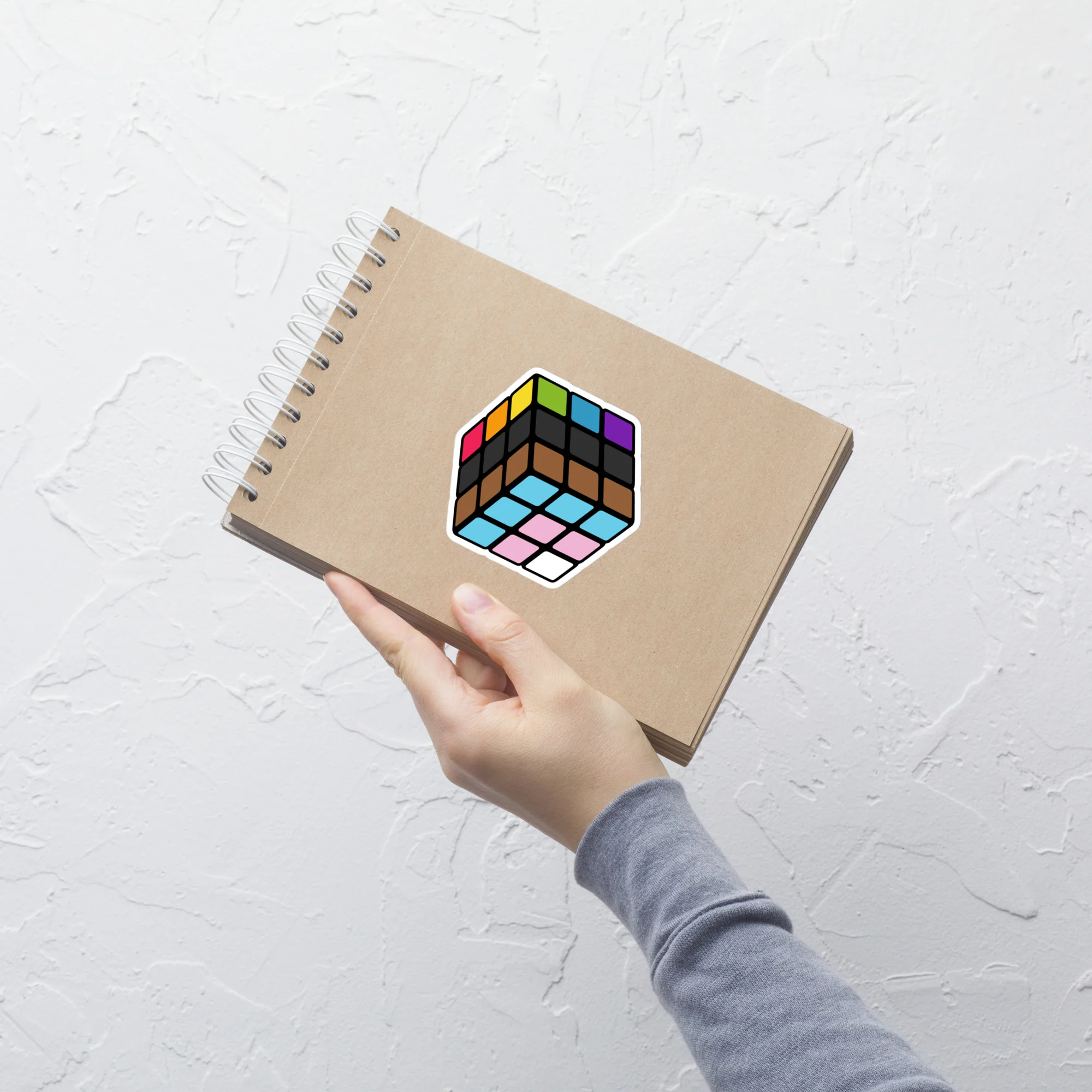 Progress Pride Flag Rubik’s Cube Sticker - Image 6