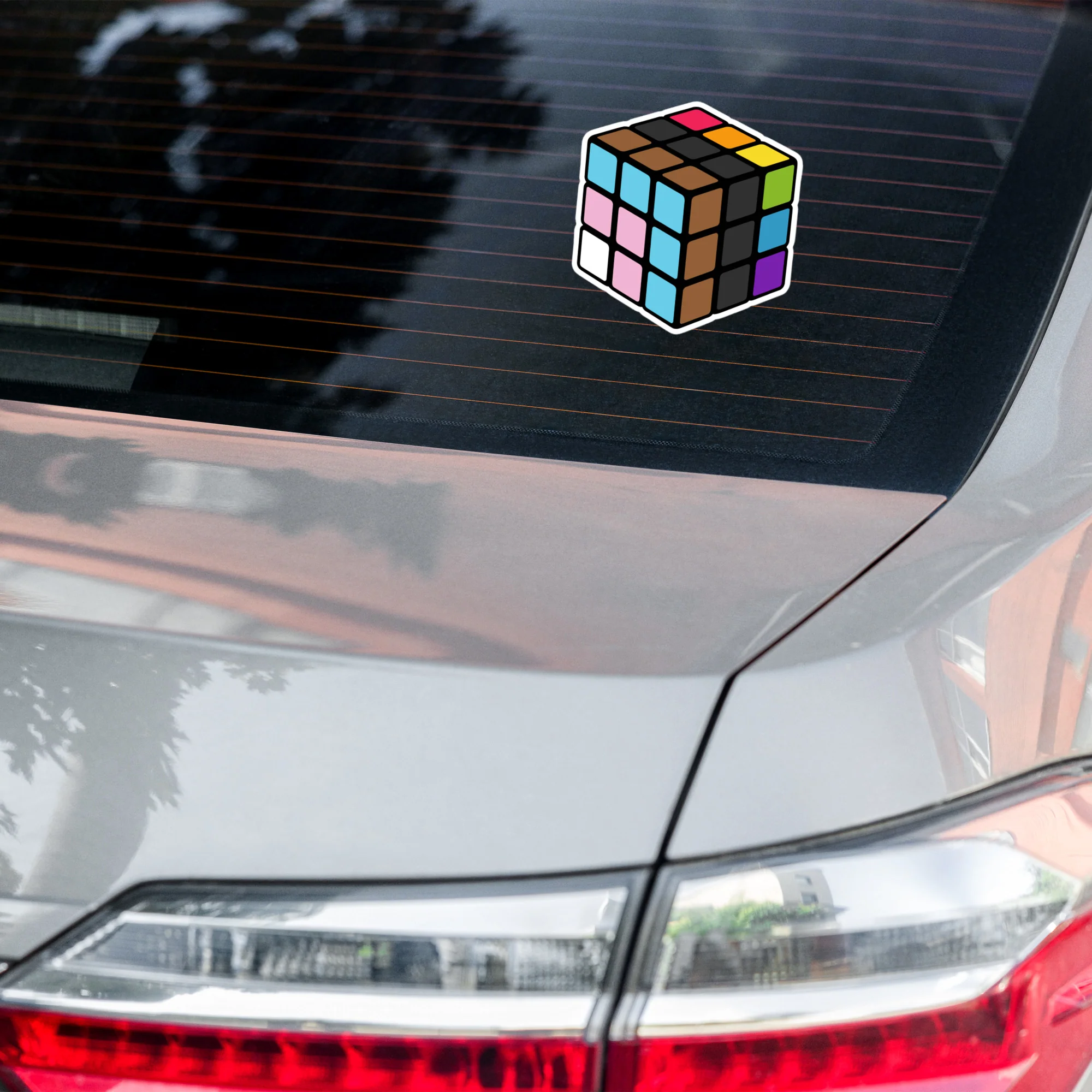 Progress Pride Flag Rubik’s Cube Sticker - Image 7