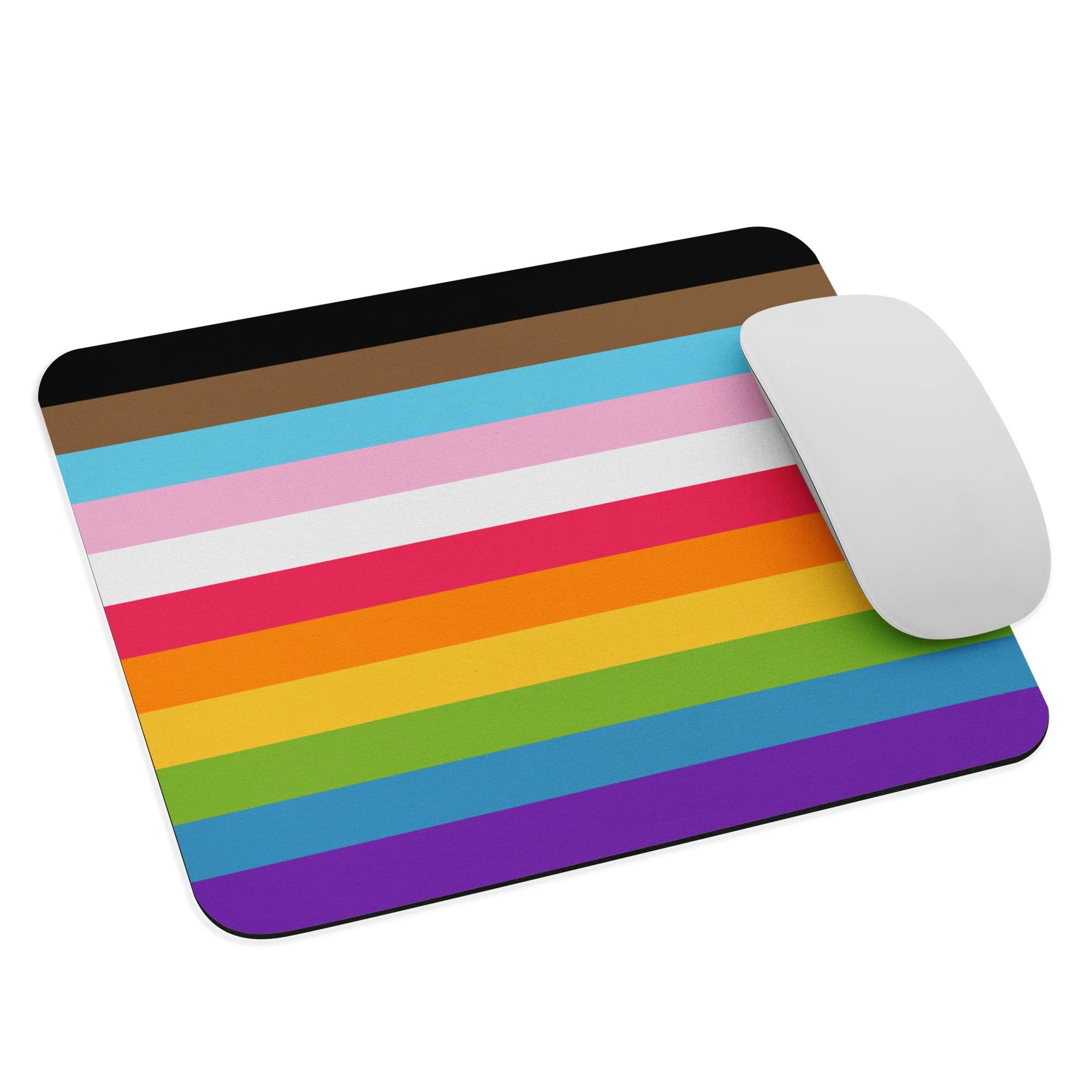Progress Pride Stripes Mouse Pad - Image 3