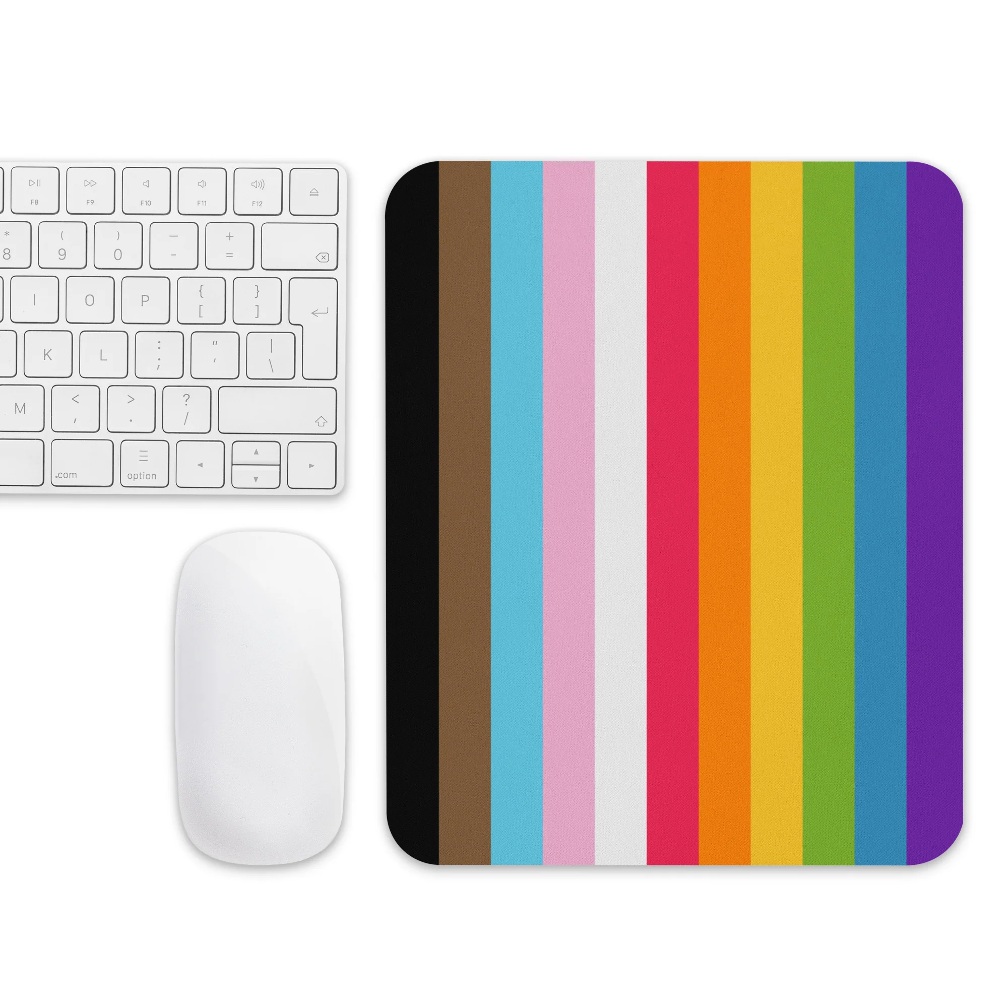 Progress Pride Stripes Mouse Pad - Image 4