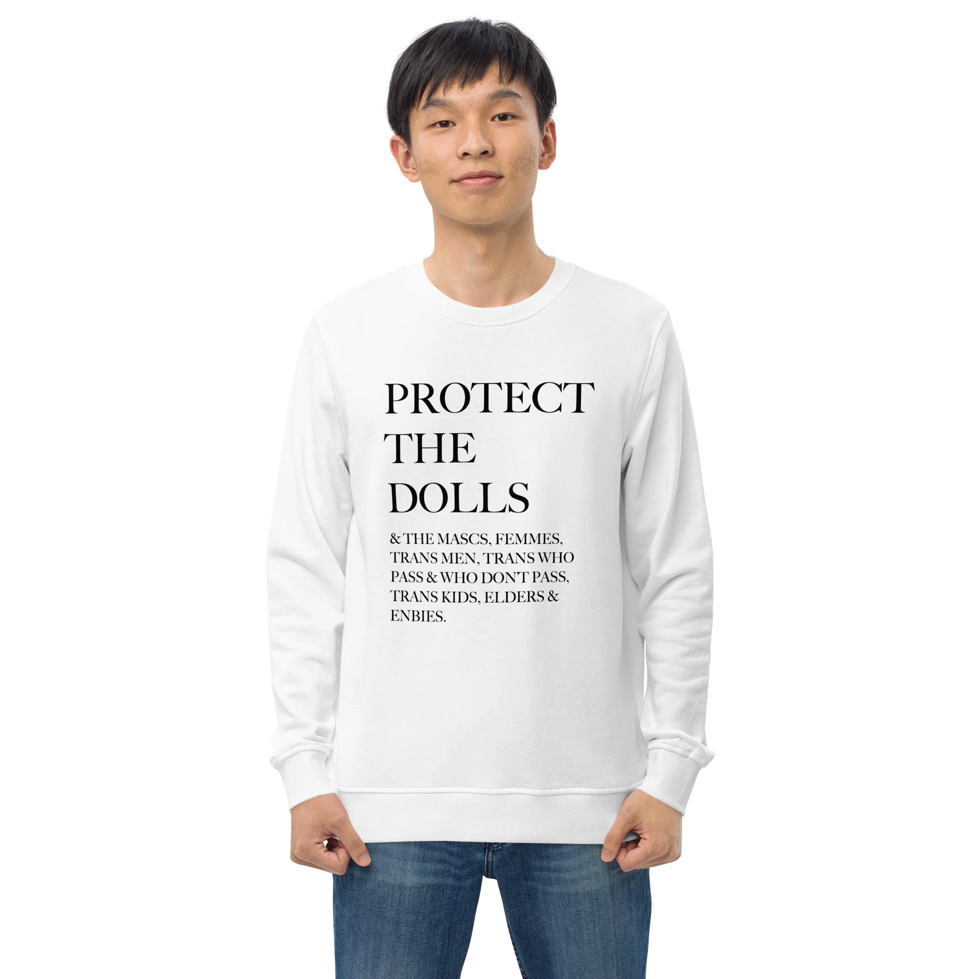 Protect The Dolls Inclusive Organic Sweatshirt - Image 2