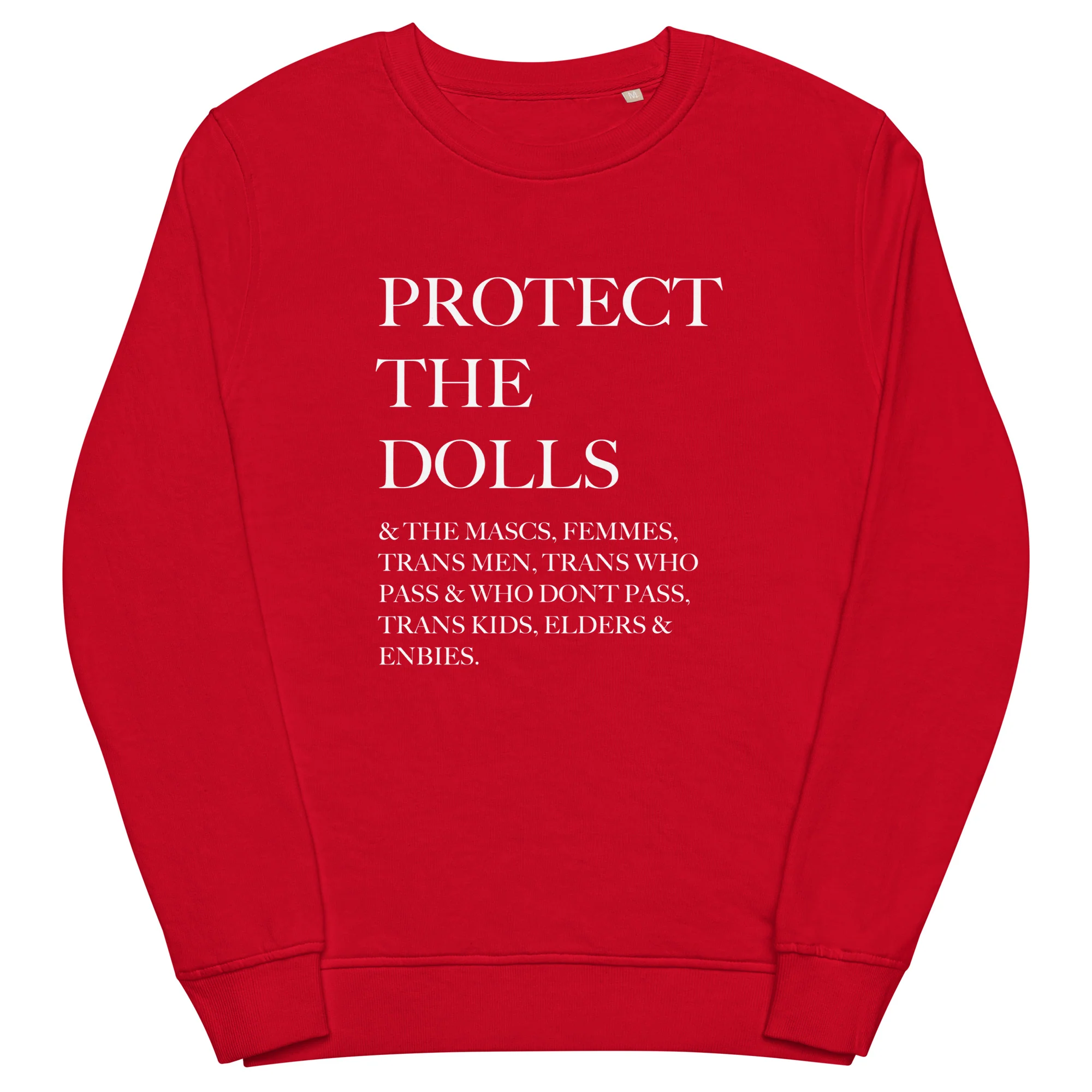 Protect The Dolls Inclusive Organic Sweatshirt - Image 5