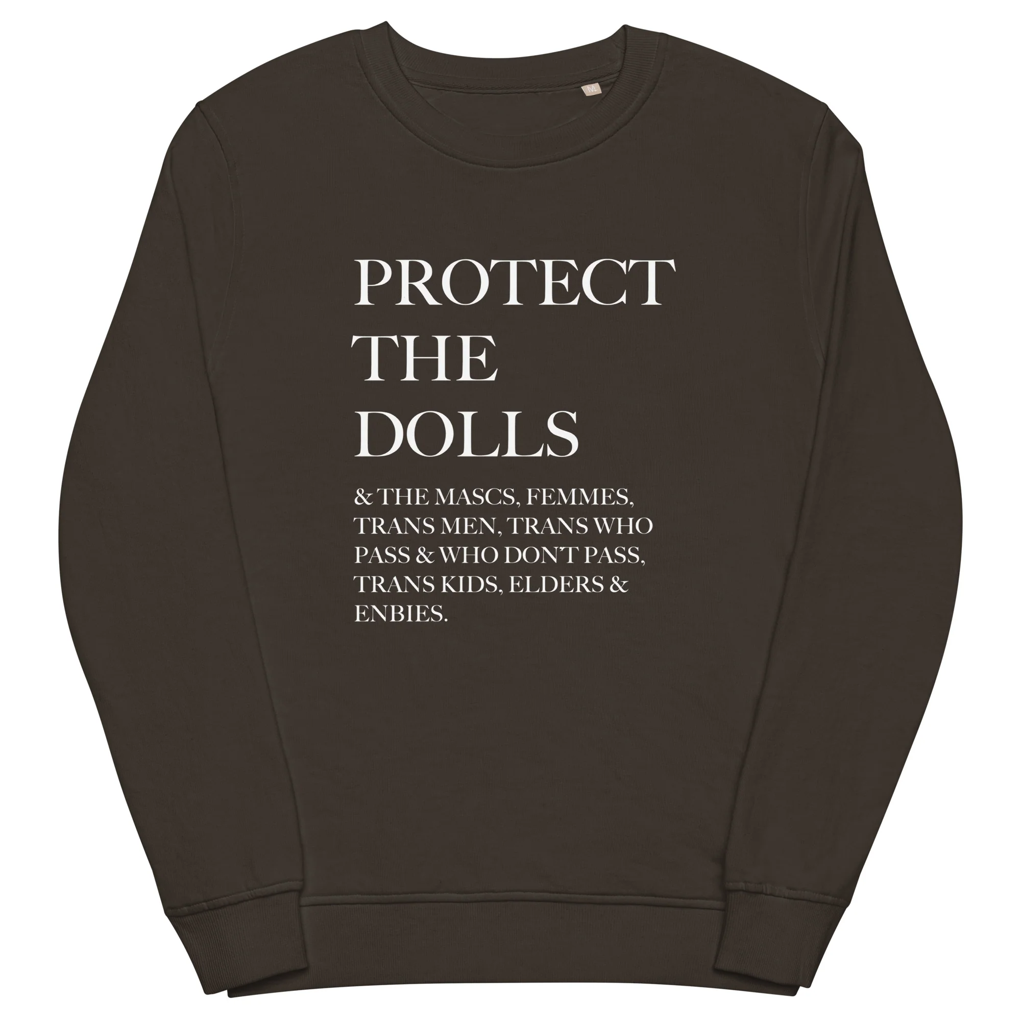 Protect The Dolls Inclusive Organic Sweatshirt - Image 6