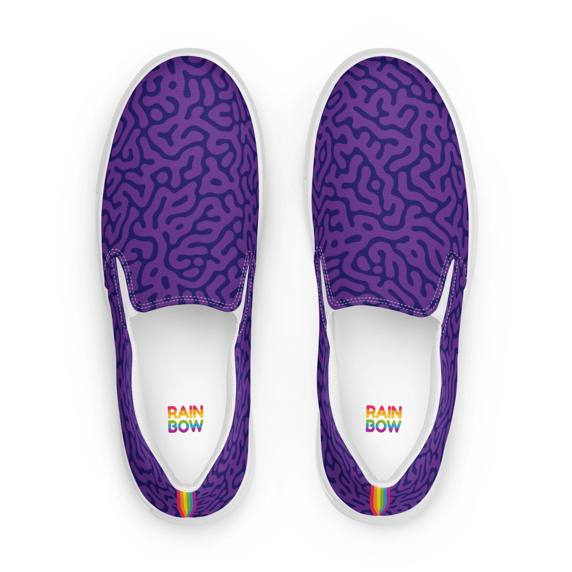 Purple Turing Pattern Slip-on Shoes (female sizes) - Image 3